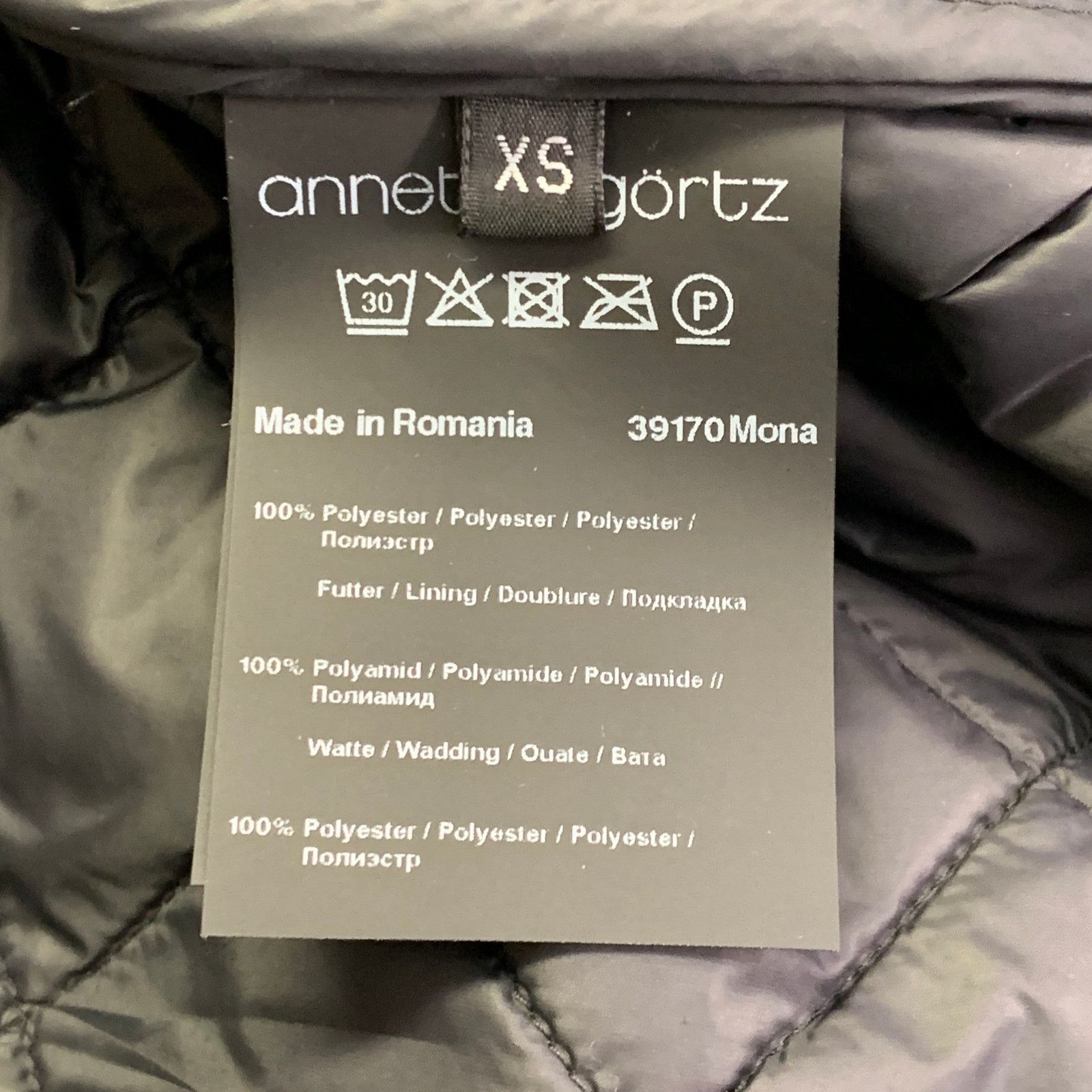 Annette Gortz ANNETTE GOERTZ Size XS Black Polyester Hooded Layered Jacket Size XS / US 0-2 / IT 36-38 - 9 Thumbnail