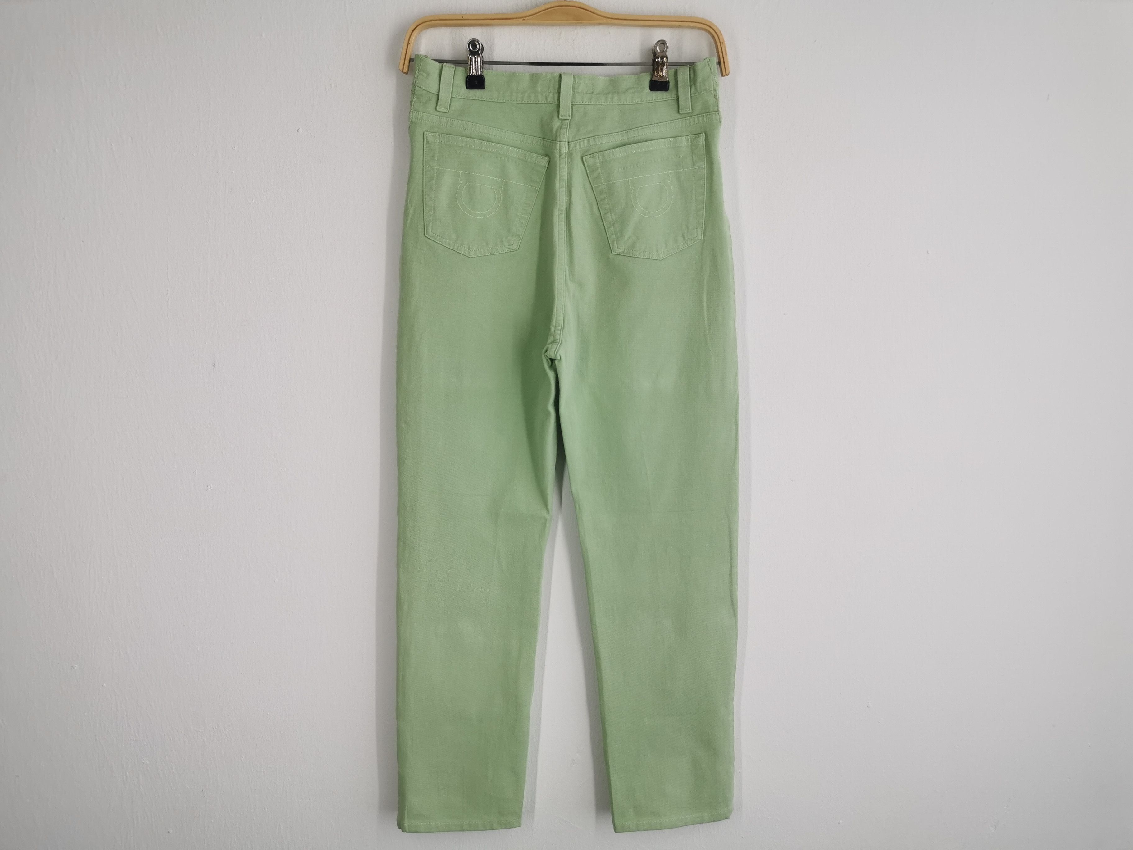 Salvatore Ferragamo Vintage 90s Salvatore Ferragamo Denim Made In Italy Size 29" - 4 Thumbnail