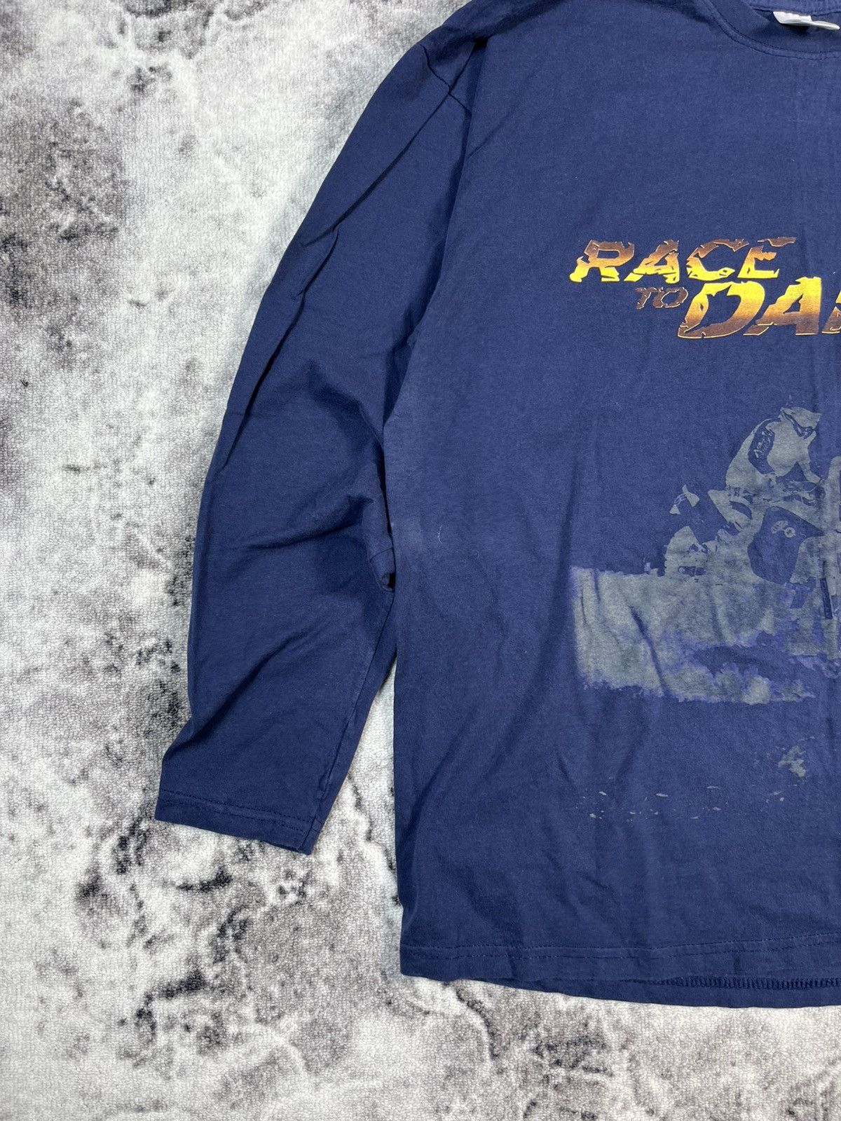 BMW BMW Race Dakar Long Sleeve Tee Blue XL Vintage Style Size US XL / EU 56 / 4 - 2 Thumbnail