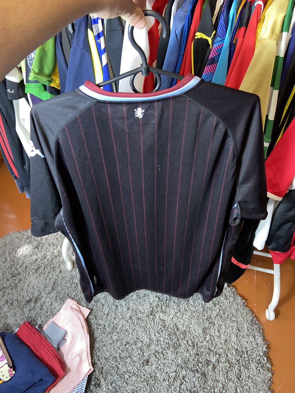 Vintage ASTON VILLA KAPPA GARA KOMBAT PRO SOCCER BLOCK CORE JERSEY Size US XL / EU 56 / 4 - 4 Thumbnail
