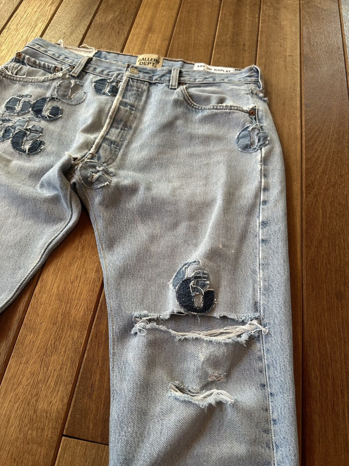 Gallery Dept. Gallery Dept Flooded G Patch Denim (30-31) Size US 31 - 4 Thumbnail