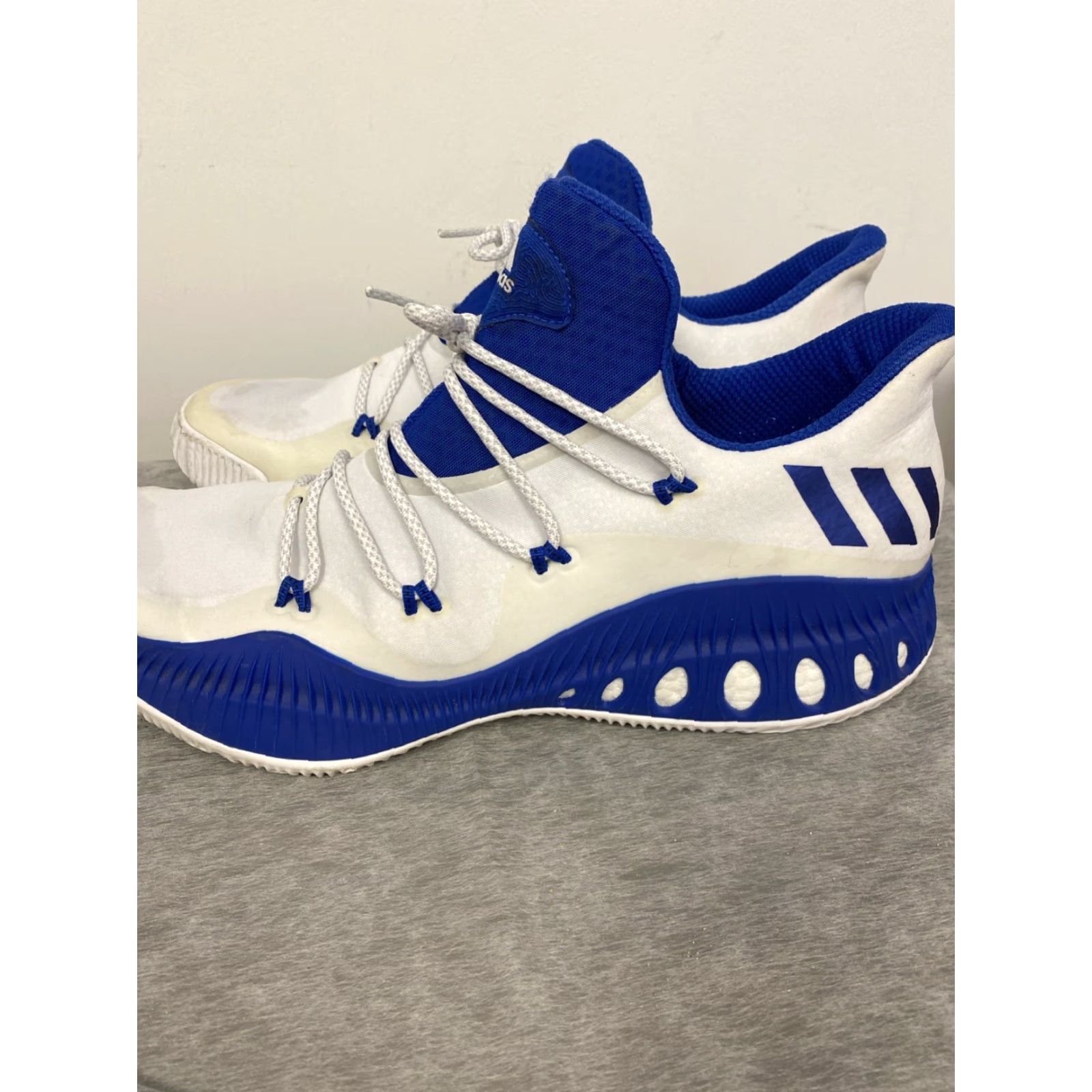 Adidas Adidas Crazy Explosive Low Mens Sneaker Basketball Low Top White Blue 14.5 US /1 Size US S / EU 44-46 / 1 - 5 Thumbnail
