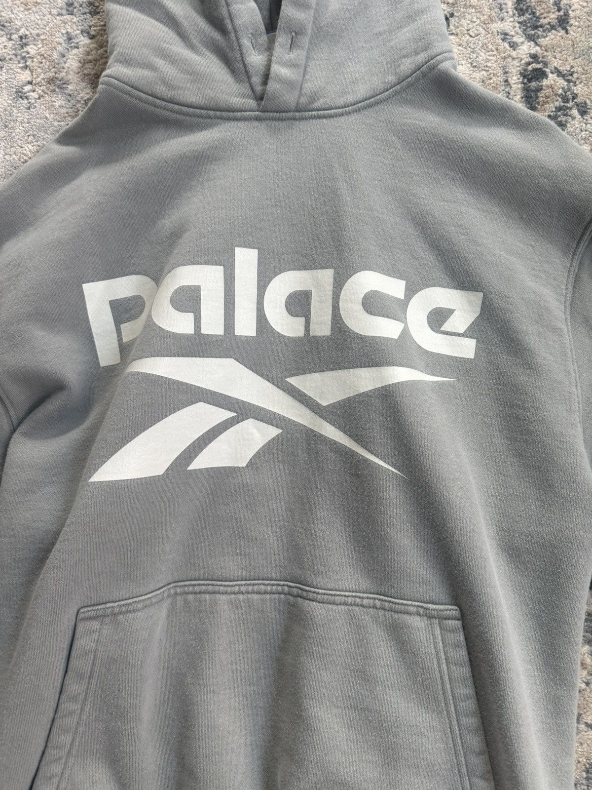 Palace × Reebok Palace X Reebok grey hoodie Size US M / EU 48-50 / 2 - 2 Thumbnail