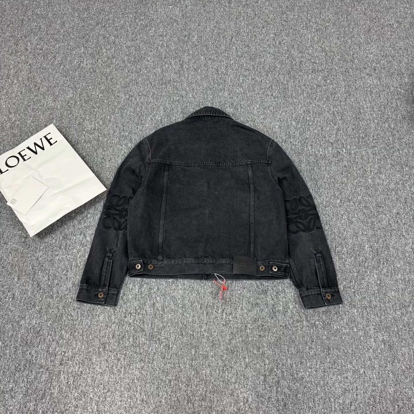 Loewe LOEWE Squadrille embroidery logo; washable; denim jacket| Size US M / EU 48-50 / 2 - 2 Thumbnail