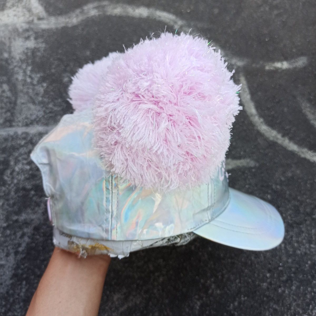 Beauty Beast × Mickey Mouse Sick chrome and pink Mickey Mouse Hat Size ONE SIZE - 6 Thumbnail
