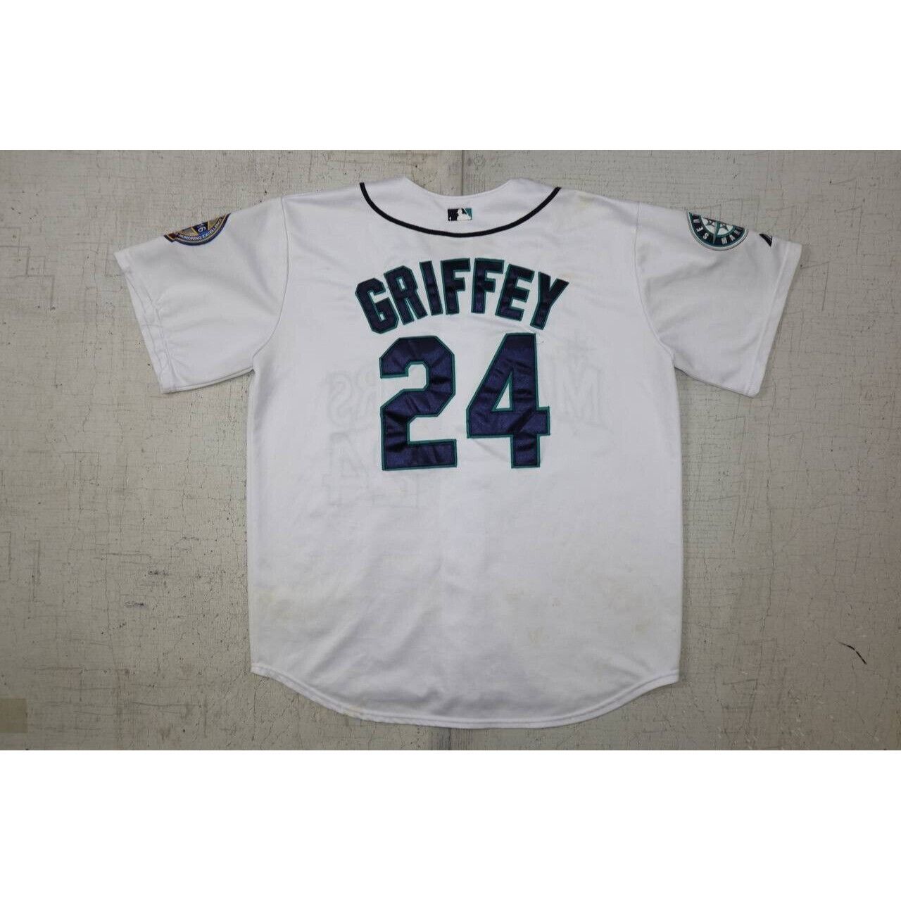 Majestic Majestic Seattle Mariners Ken Griffey #24 Jersey 2016 White Size US M / EU 48-50 / 2 - 2 Thumbnail