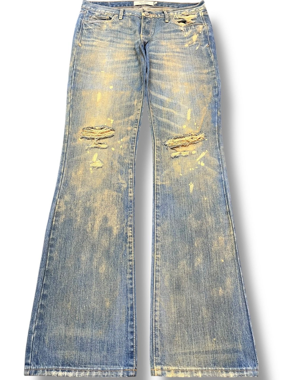 Abercrombie & Fitch VintageAbercrombie&Fitch Flare Mudwash Distressed Denim Size US 30 / EU 46 - 1 Thumbnail
