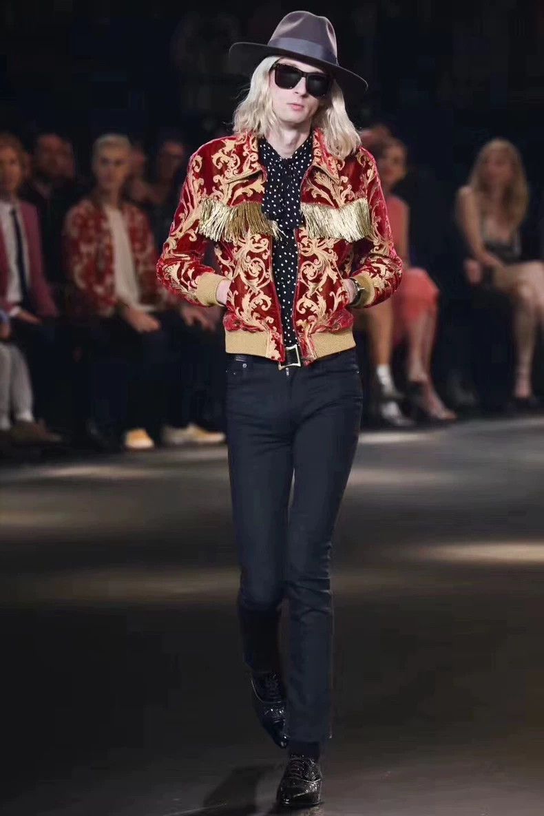 Saint Laurent Paris Saint Laurent Paris Court fringed jacket 2505-Nextarrow Size US L / EU 52-54 / 3 - 5 Thumbnail
