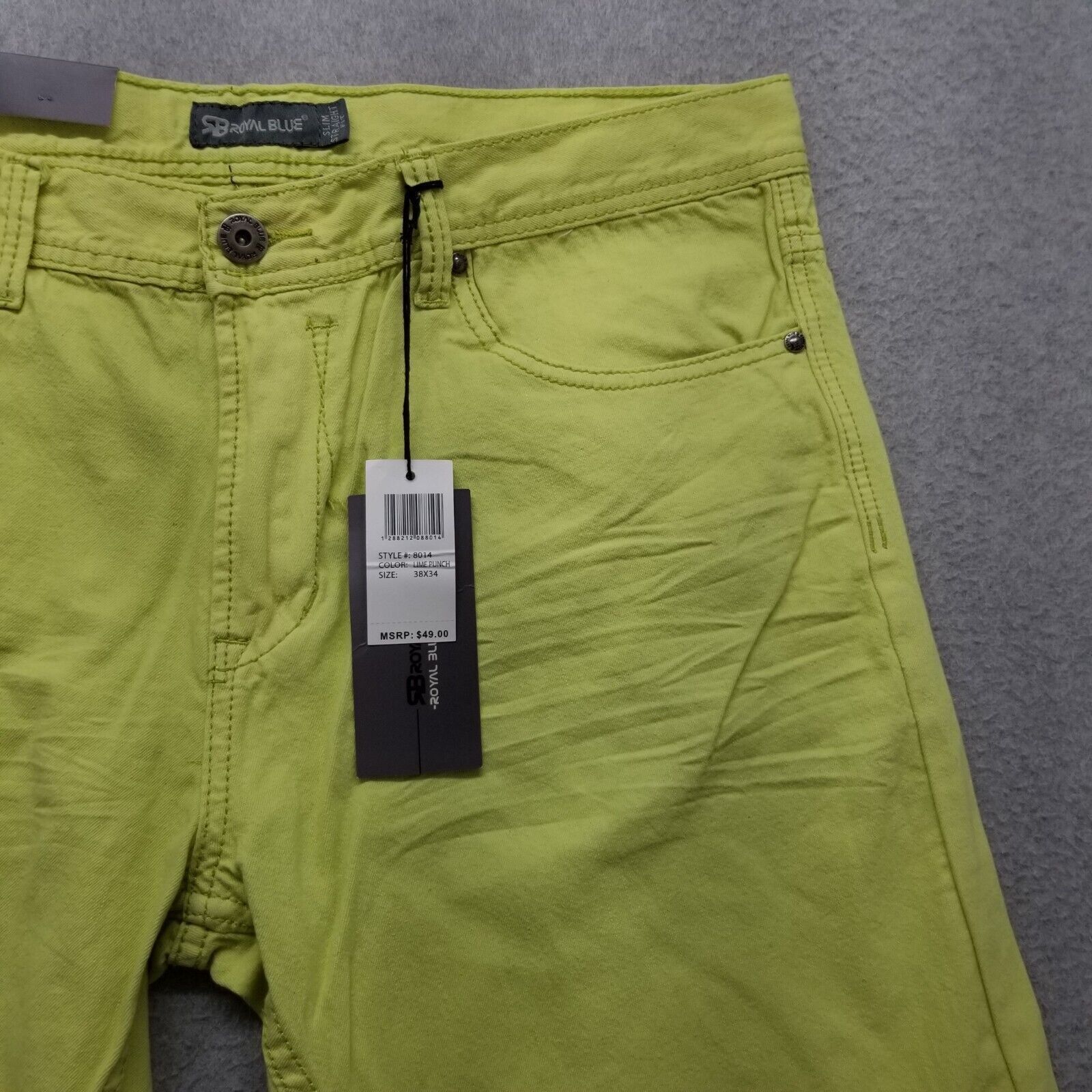 Other Royal Blue Shorts Mens 38 Chino Pockets Casual Cotton Size US 38 / EU 54 - 4 Thumbnail