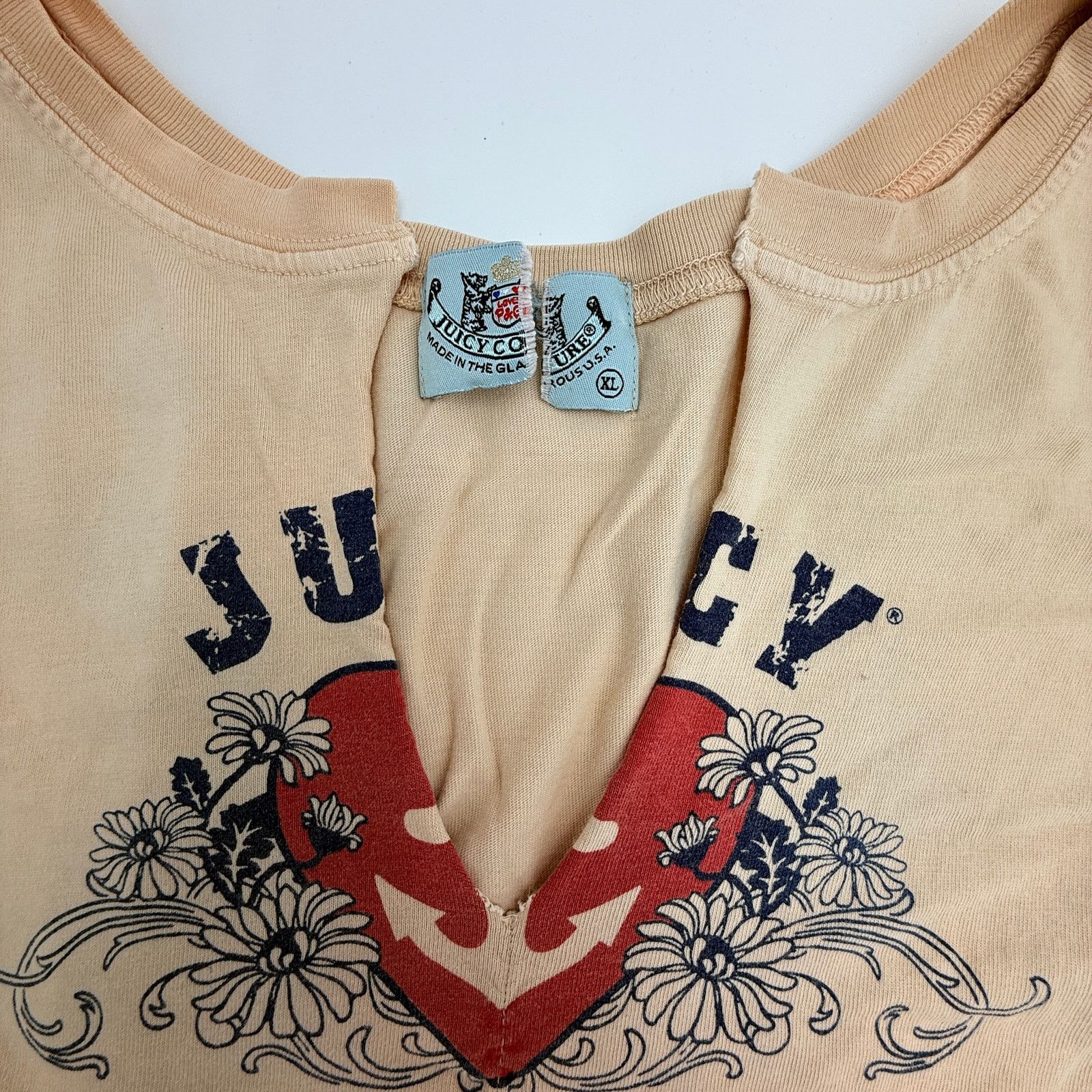 Juicy Couture Juicy Couture Vintage Y2K Beach Club Graphic T-Shirt XL Size XL / US 12-14 / IT 48-50 - 2 Thumbnail
