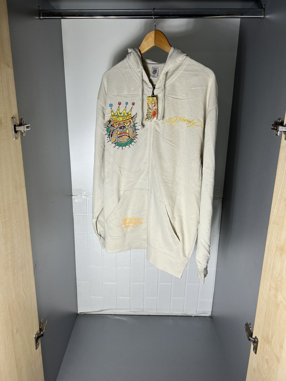 Ed Hardy VINTAGE ED HARDY BY CHRISTIAN AUDIGIER DESIGNER JAPANESE Y2K Size US XXL / EU 58 / 5 - 5 Thumbnail