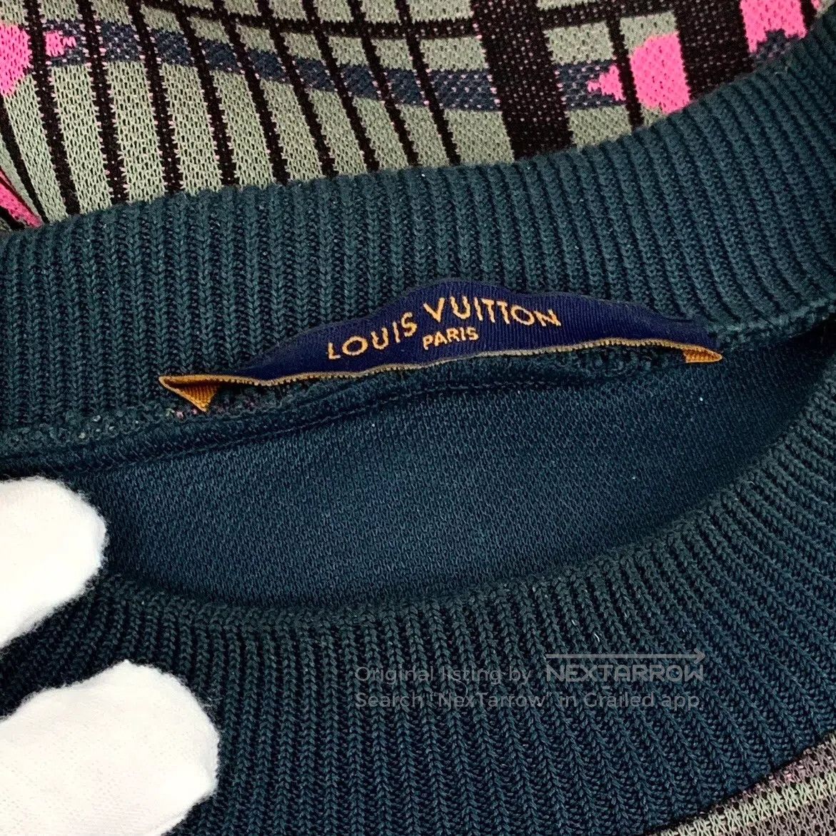 Louis Vuitton Louis Vuitton Colorful Logo Monogram Printed Crew Neck Lon Size US XS / EU 42 / 0 - 9 Thumbnail