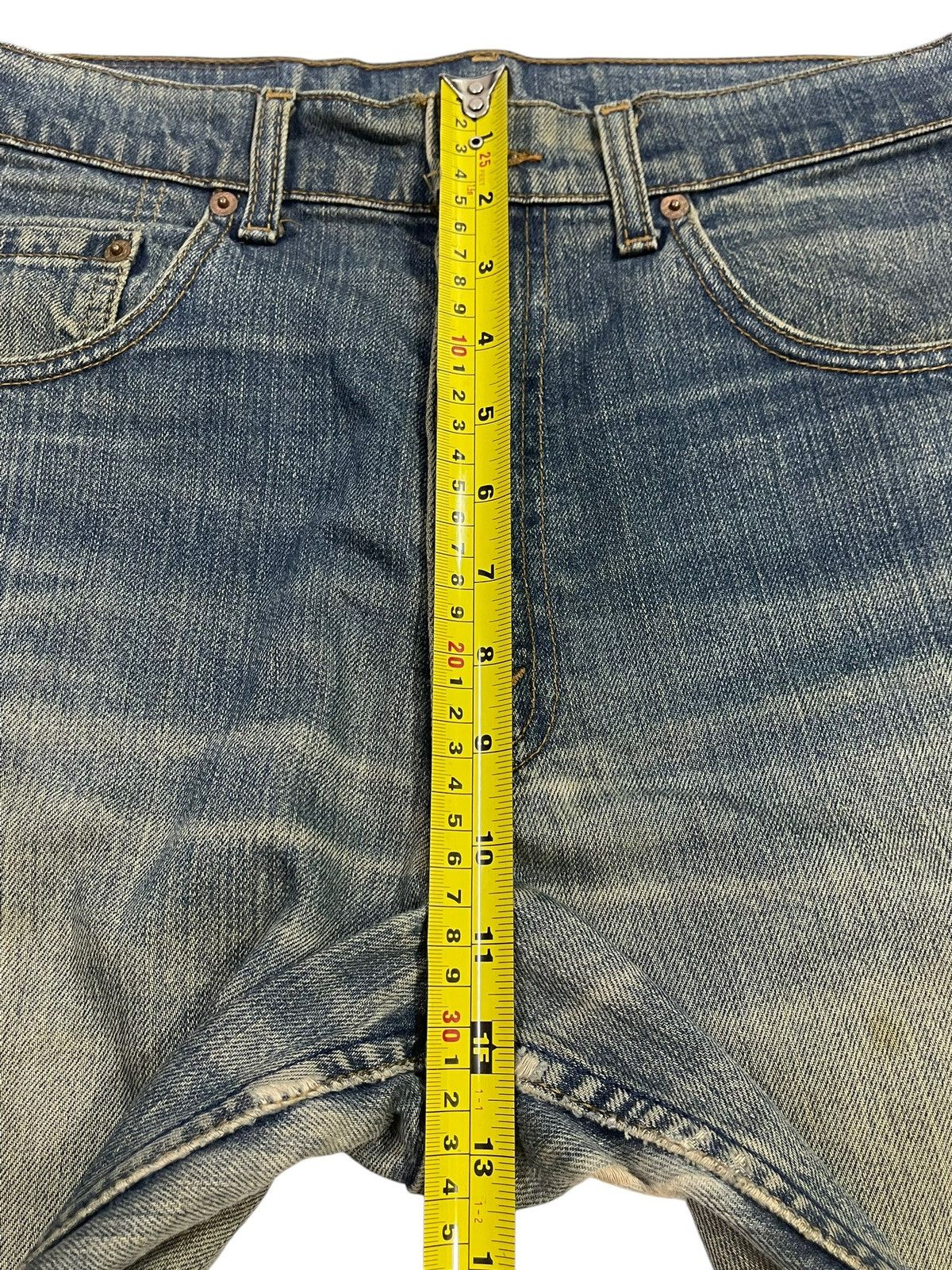 Levi's Vintage 90s Levis 512 Mud Wash Distress Style Loose Jeans Size US 31 - 15 Thumbnail