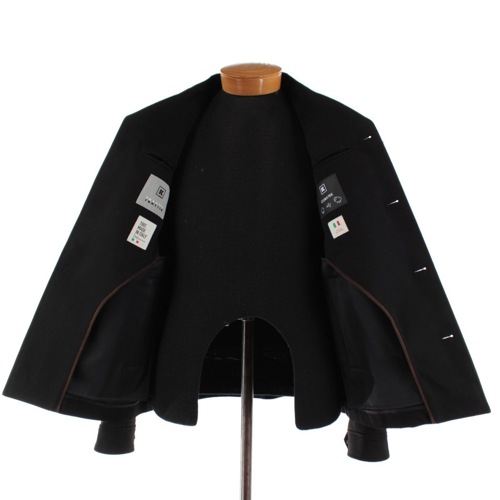 Kiton Kiton Jacket Size L US In Black Wool Size US L / EU 52-54 / 3 - 8 Thumbnail