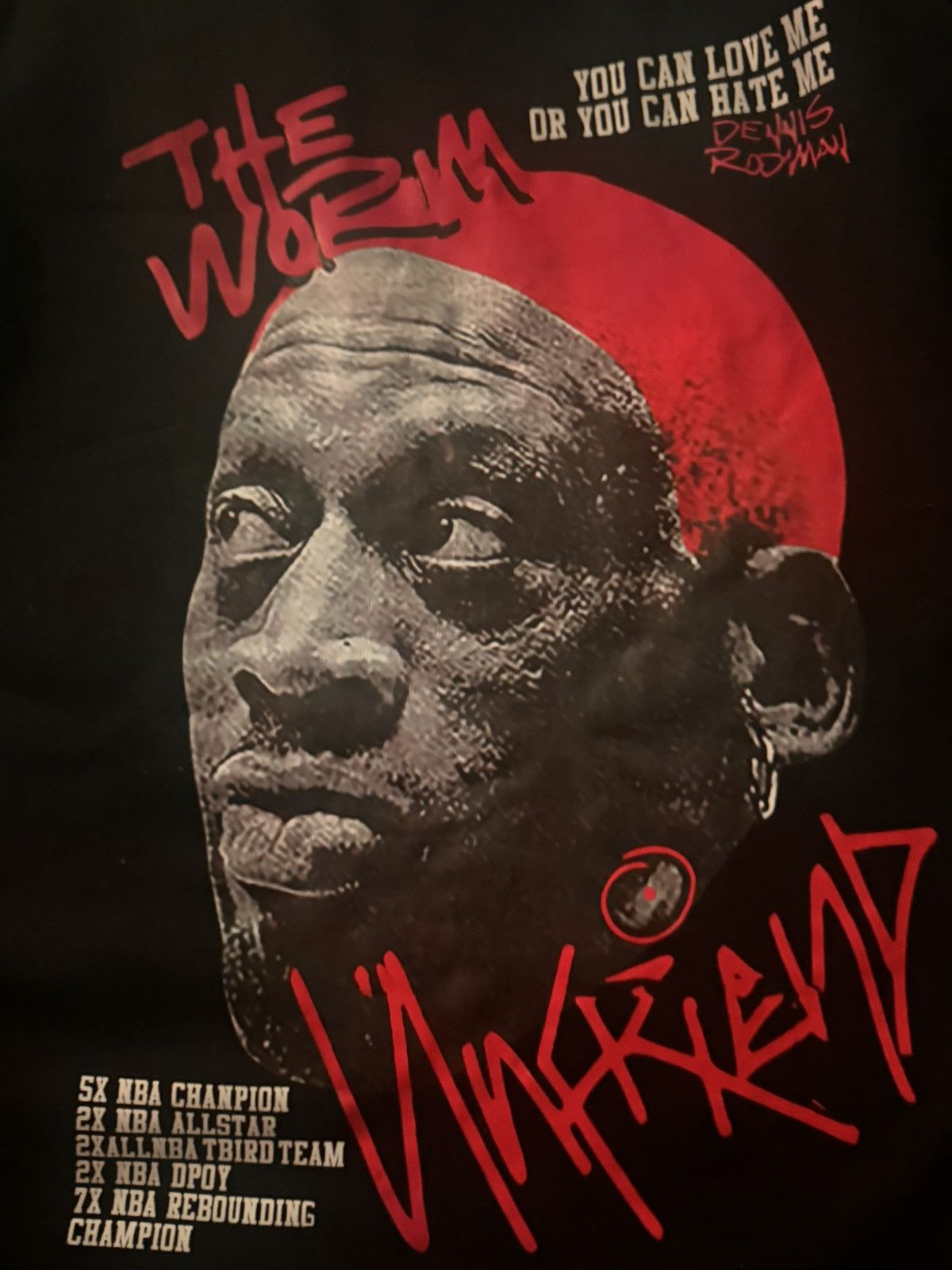 Other Dennis Rodman crop hoodie Rare Size US L / EU 52-54 / 3 - 3 Thumbnail