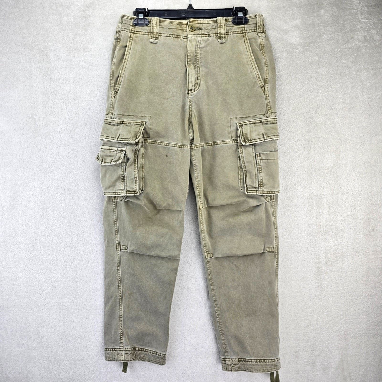 Abercrombie & Fitch VTG Abercrombie & Fitch Pants 30x28 Paratrooper Cargo Y2K Size US 30 / EU 46 - 1 Thumbnail
