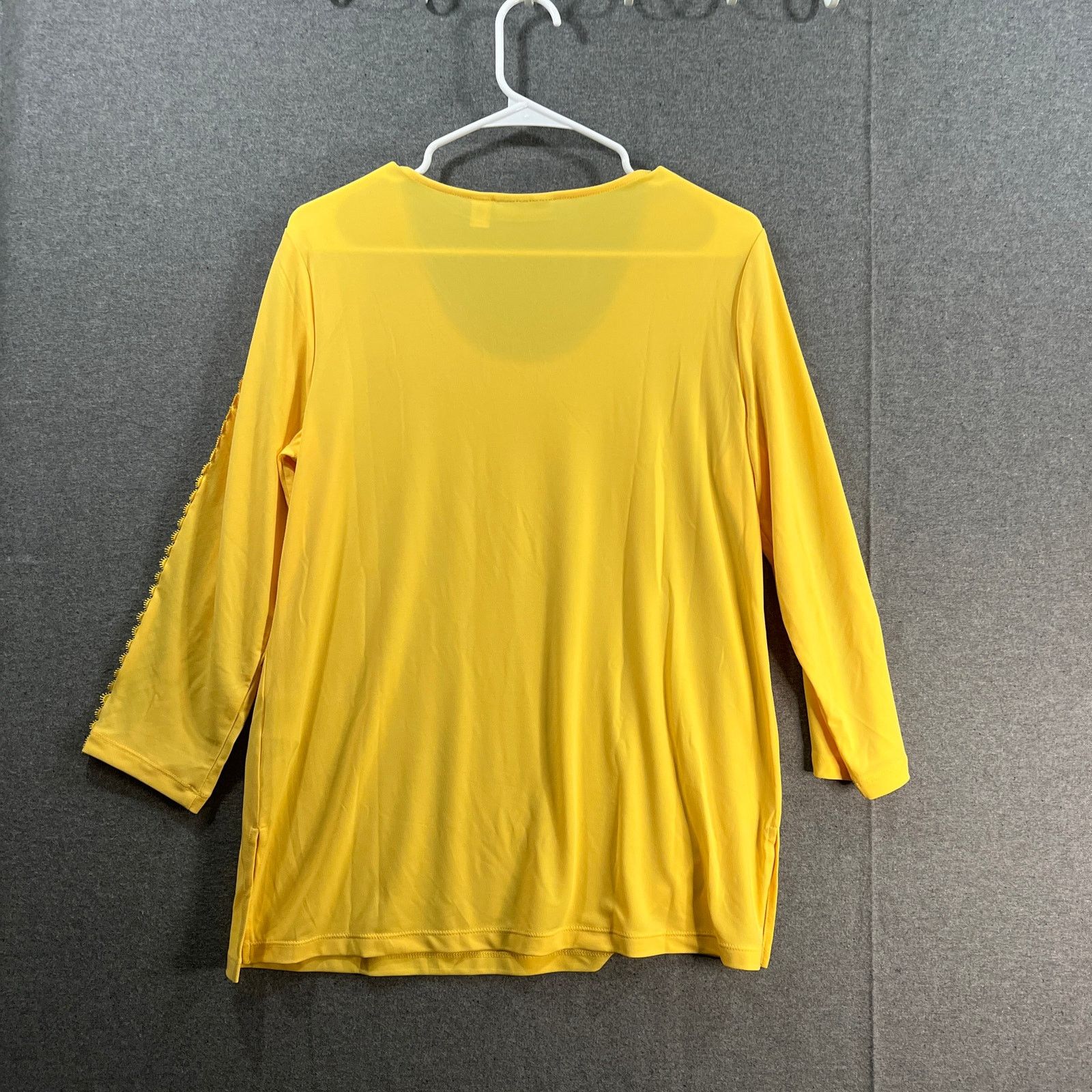 Other Susan Graver Liquid Knit 3/4-Sleeve Top Size S / US 4 / IT 40 - 2 Thumbnail