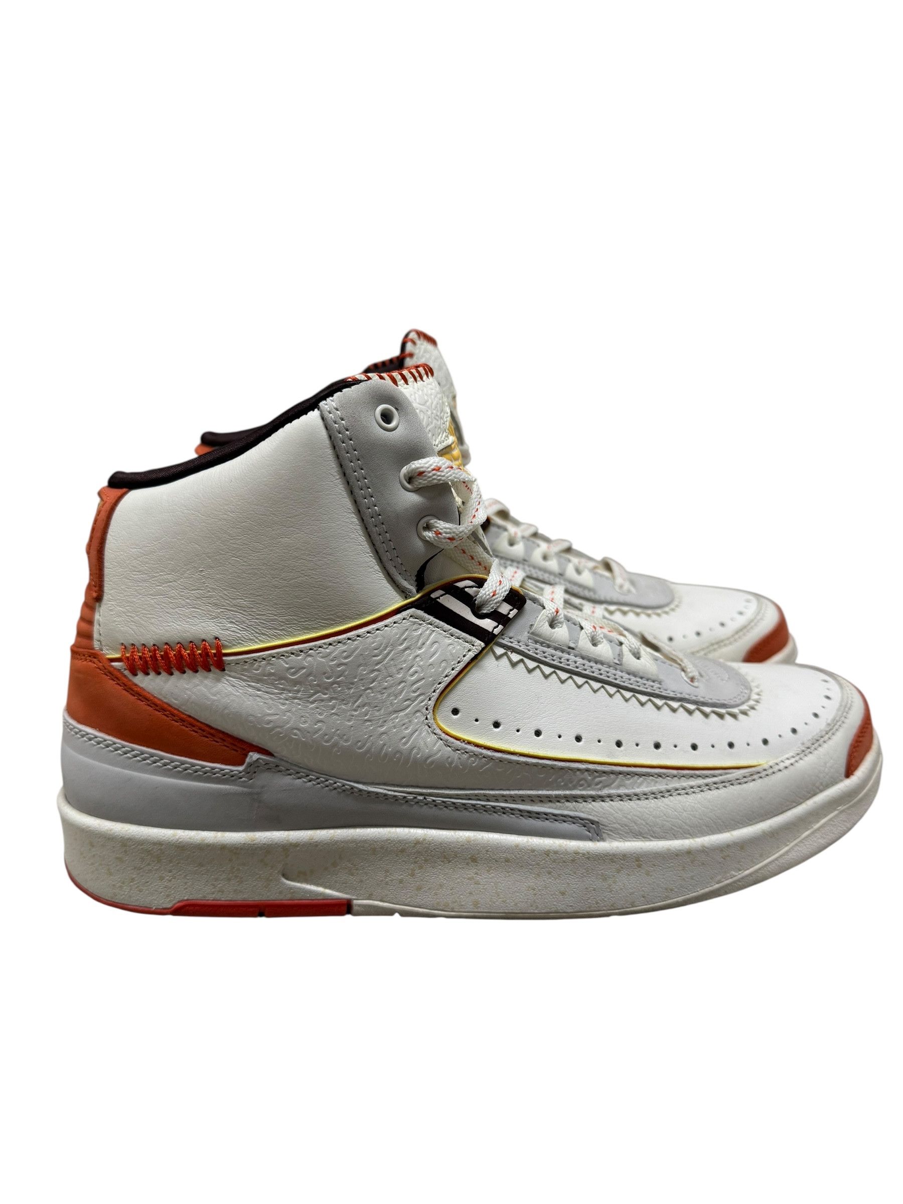 Jordan Brand Jordan 2 Retro Maison Chateau Rouge Orange Size US 10 / EU 43 - 1 Thumbnail