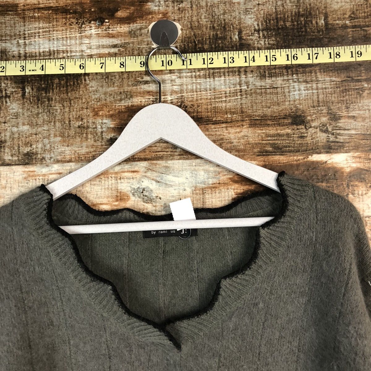 Homespun Knitwear By Rami Us Ji Grey cardigan Knitwear #A2348 Size M / US 6-8 / IT 42-44 - 4 Thumbnail