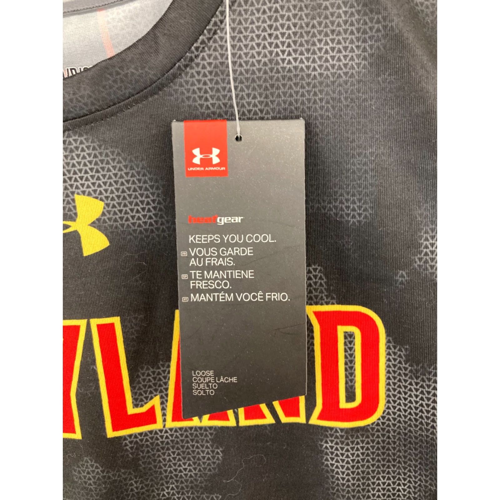 Under Armour Under Armour Mens Shirt Small Black Fitted HeatGear NWT Maryland Jorgensen Size US S / EU 44-46 / 1 - 4 Thumbnail