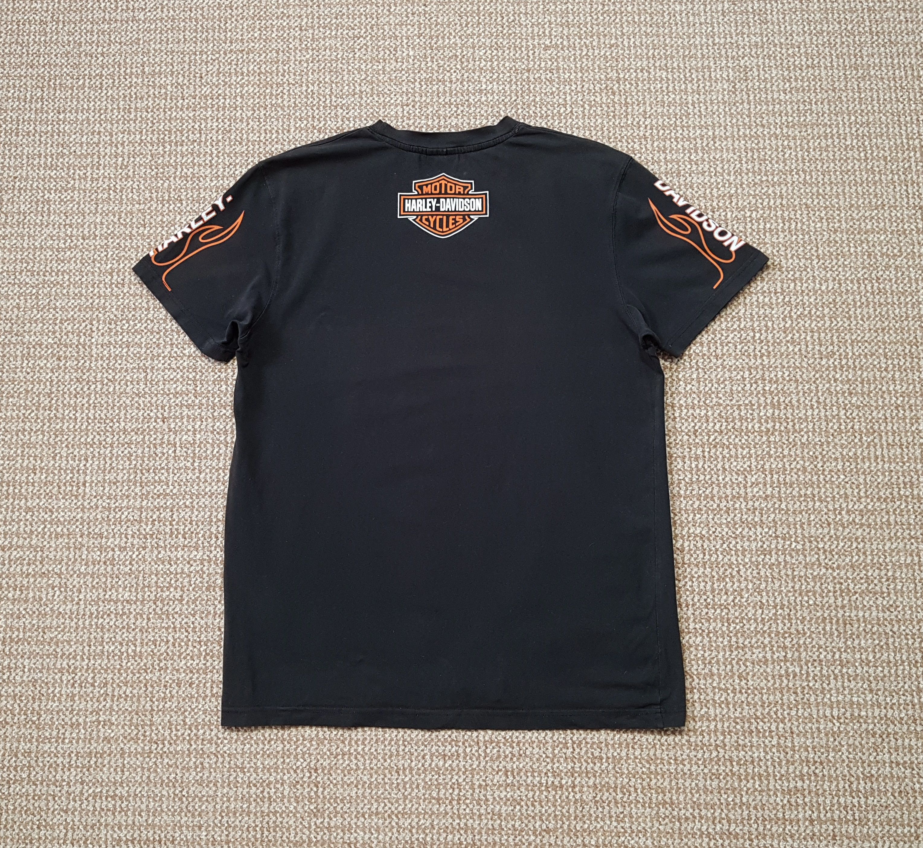 Harley Davidson Harley Davidson Vintage Clown Biker T Shirt made in USA Size US XL / EU 56 / 4 - 3 Thumbnail