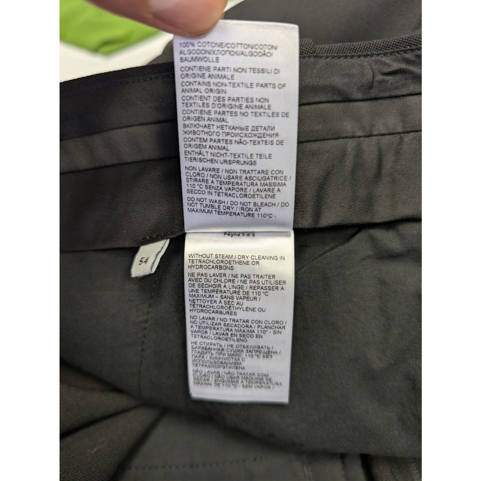 Bottega Veneta o1rshd1 Grain De Poudre Stretch Trousers / Casual Pants Size US 38 / EU 54 - 17 Thumbnail