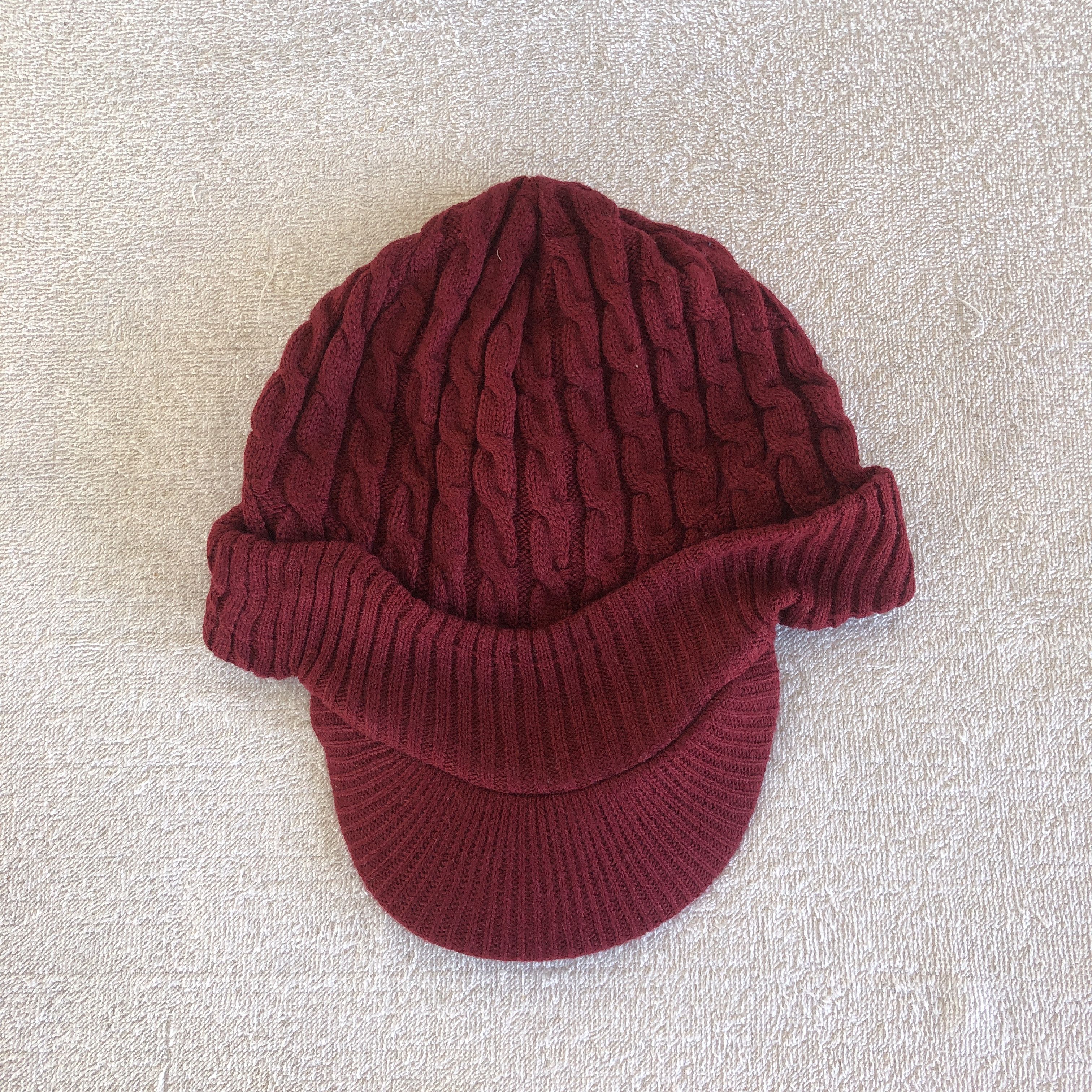 Japanese Brand Vintage Aran Isle Knitted Hats Beanie Snow Caps Size ONE SIZE - 5 Thumbnail