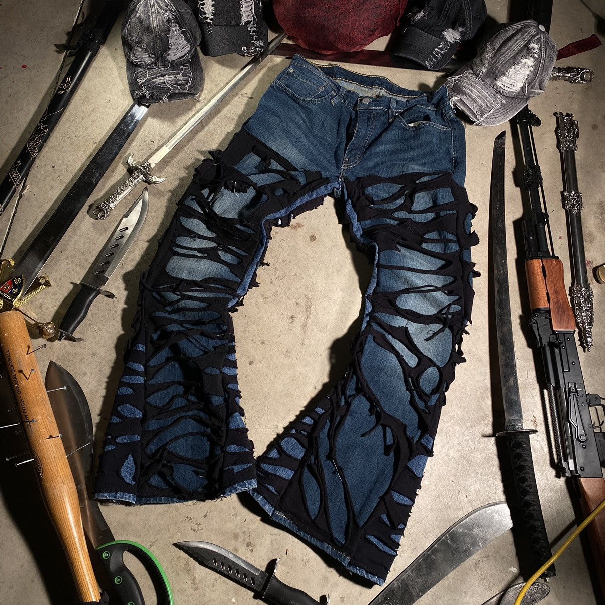 Other Dark Invader Jeans Size US 33 - 3 Thumbnail
