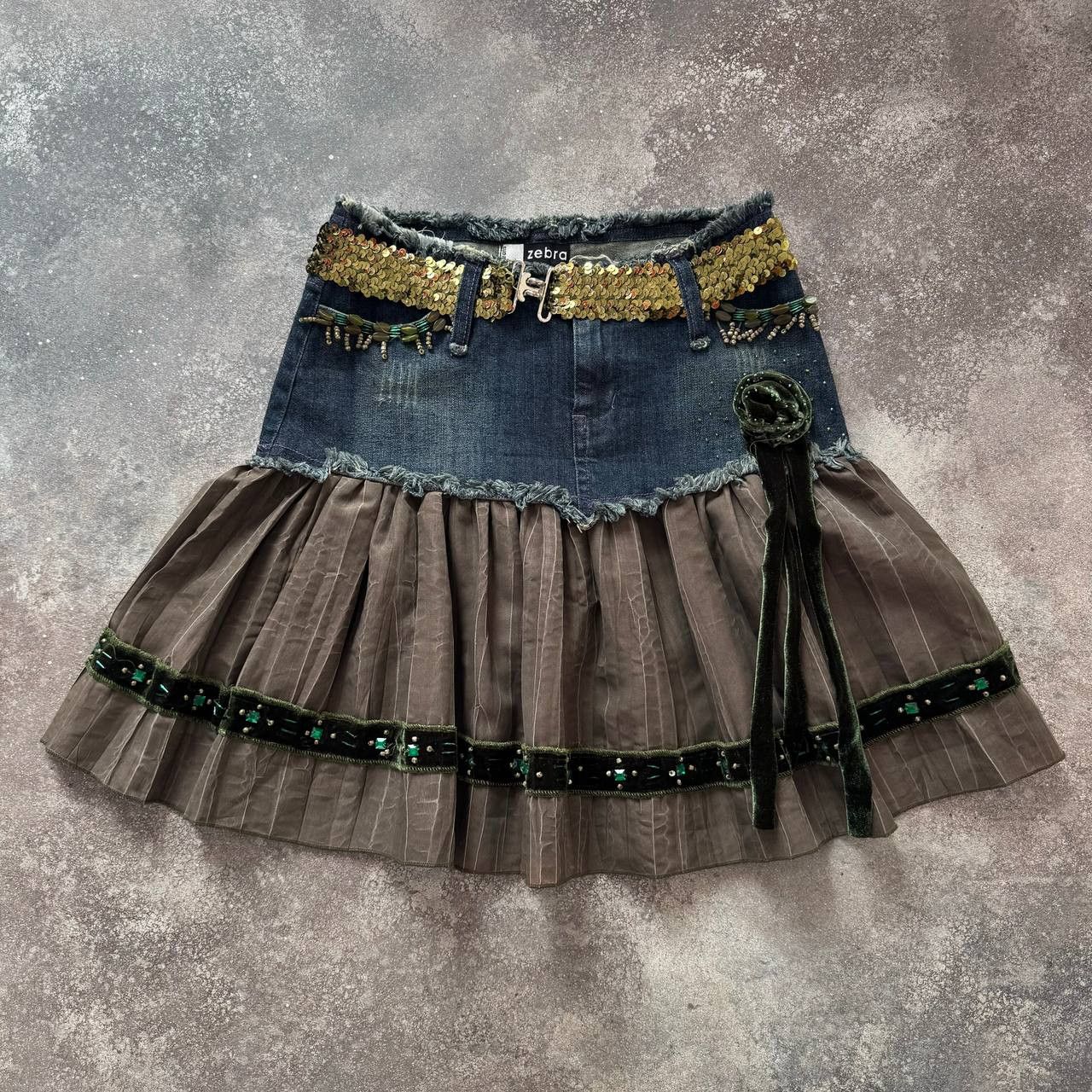 Hysteric Glamour Avant-Garde Vintage Super Pleated Y2K Skirt Size 28" / US 6 / IT 42 - 8 Thumbnail