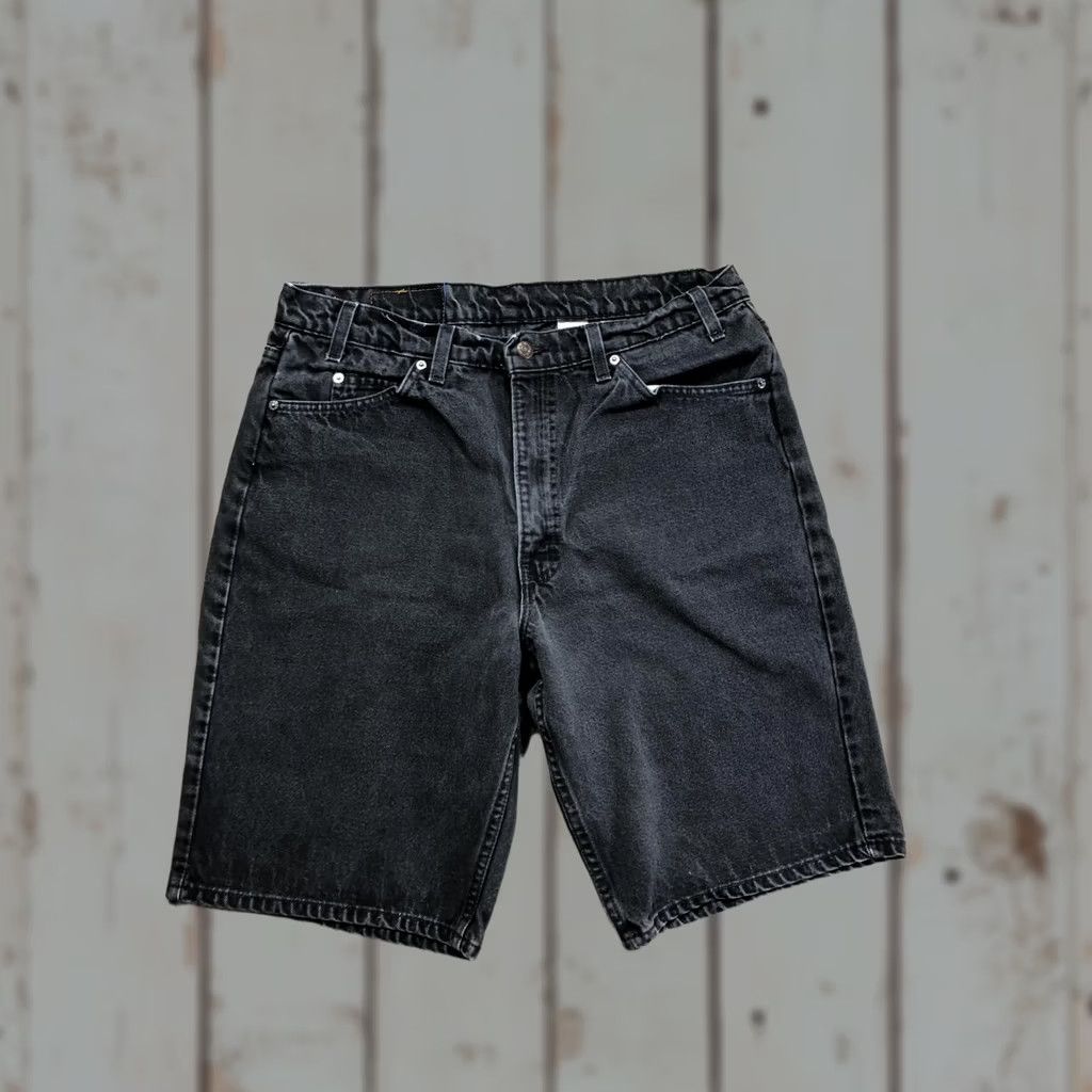 Levi's VINTAGE Levi's 550 Bermuda Shorts Mens 38 Black Denim Relaxed Fit 90s USA Charcoal Wash Size US 38 / EU 54 - 1 Thumbnail