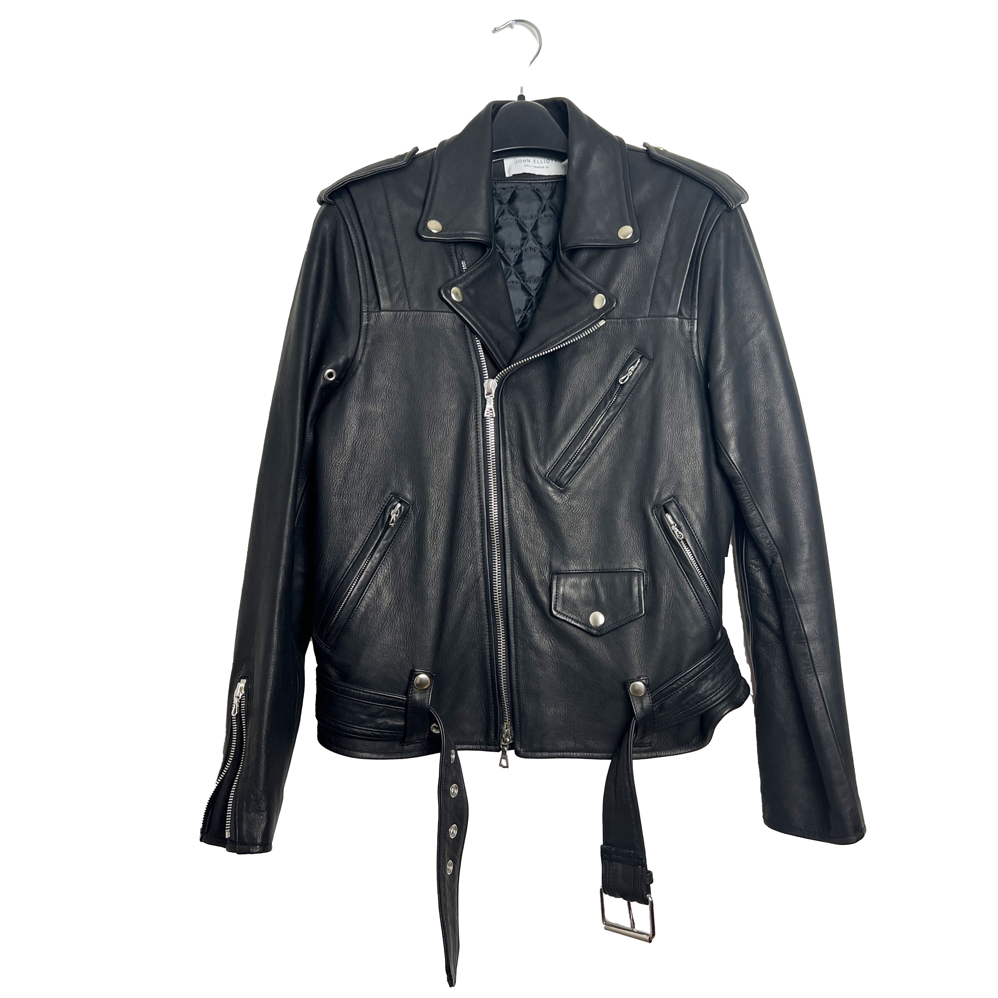 Blackmeans × John Elliott Leather Biker Perfecto Jacket Size US M / EU 48-50 / 2 - 2 Thumbnail