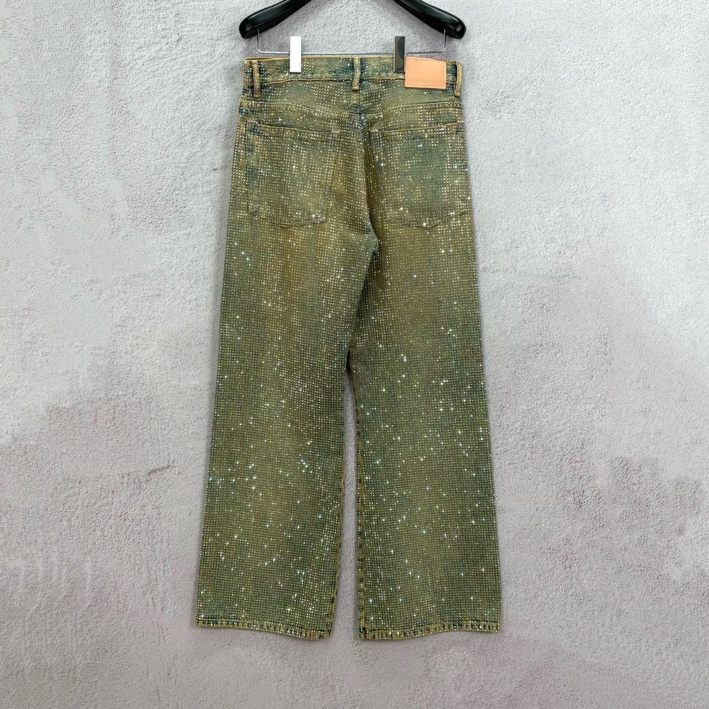 Acne Studios Acne Studios 2021F Crystal Sparkle Diamond-Encrusted Loose Size US 27 - 2 Thumbnail
