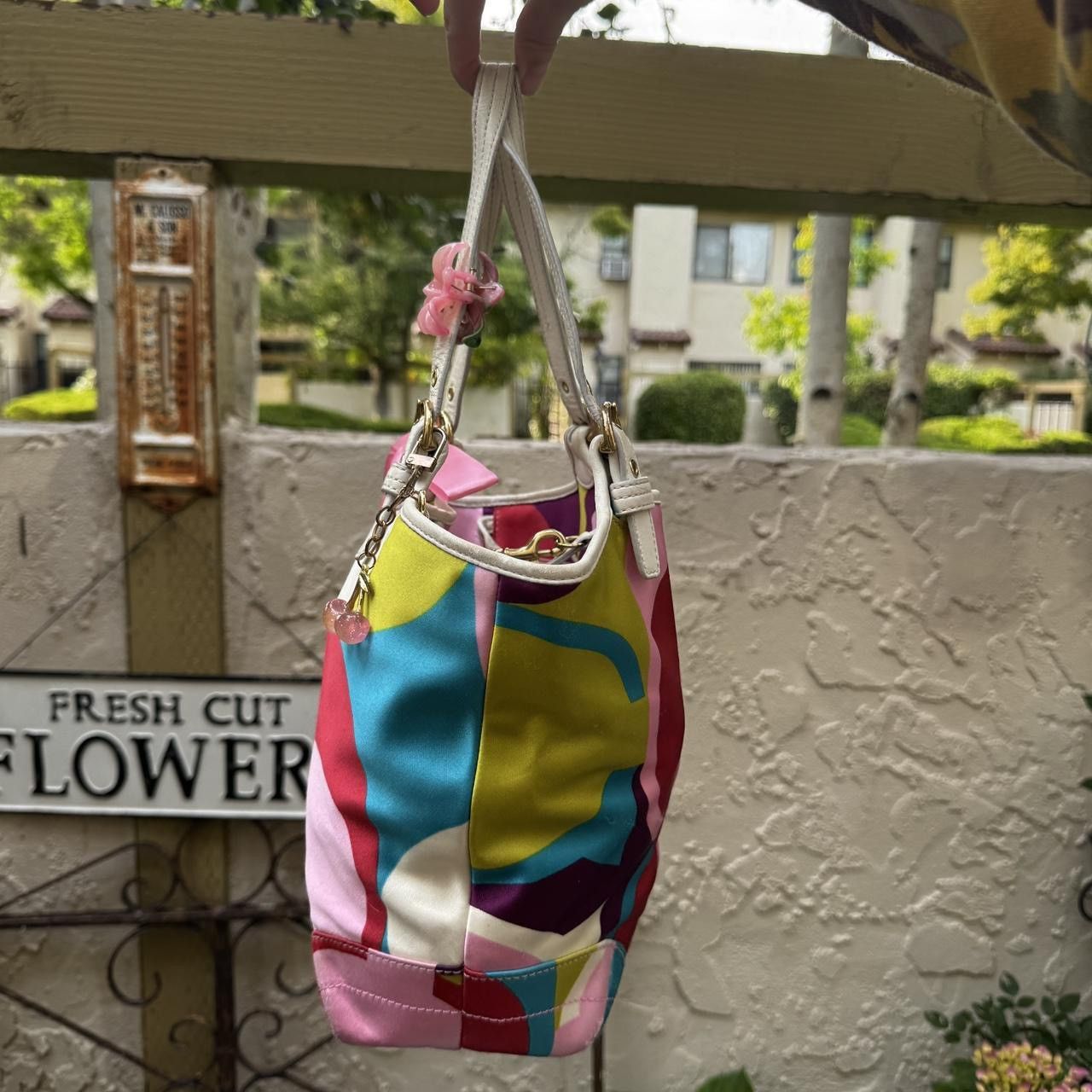 Coach Rare Y2K Colorful Satin Coach Mini Tote Size ONE SIZE - 5 Thumbnail