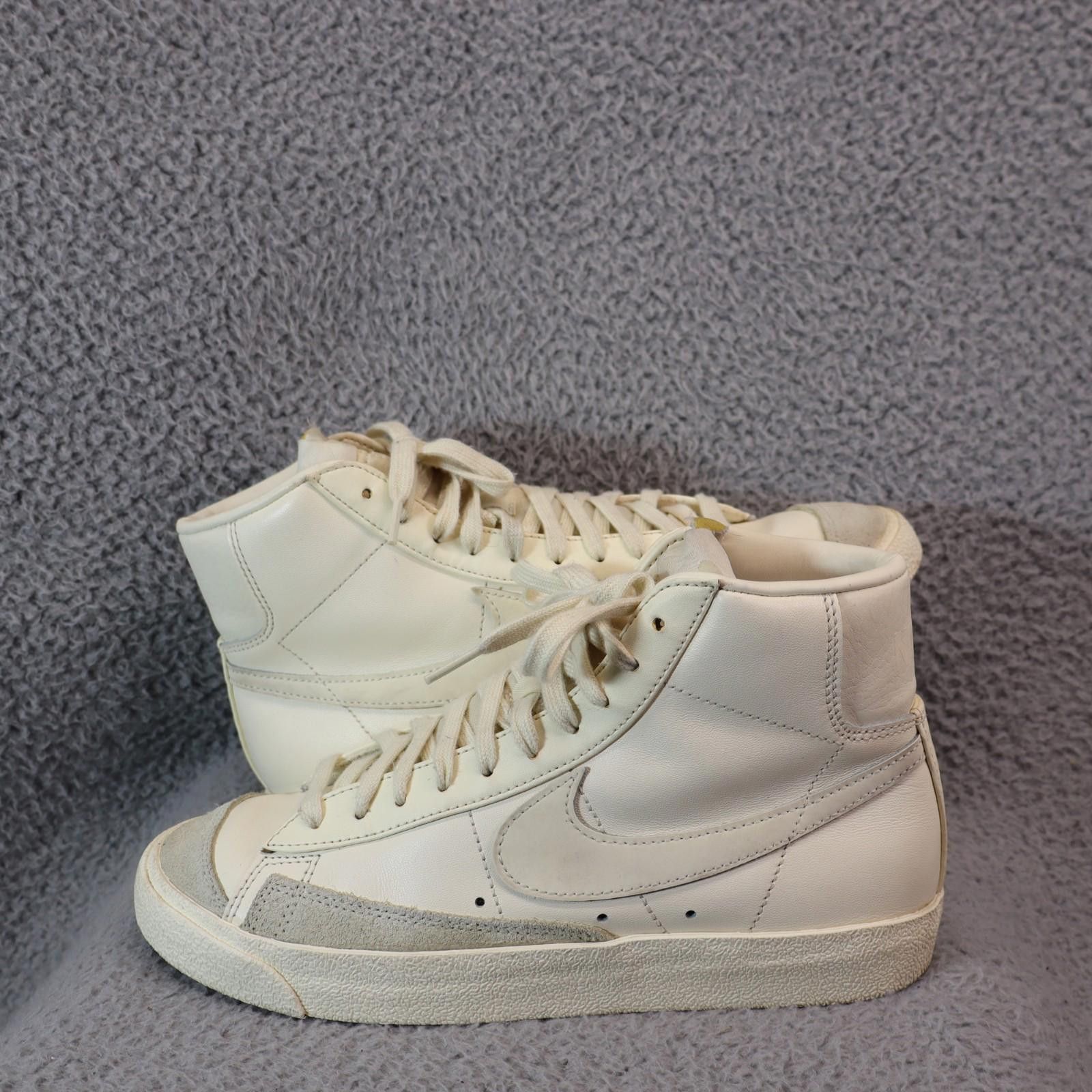 Nike Nike Blazer Mid '77 Womens 8.5 Off White Leather Shoes Size US 8.5 / IT 38.5 - 1 Thumbnail