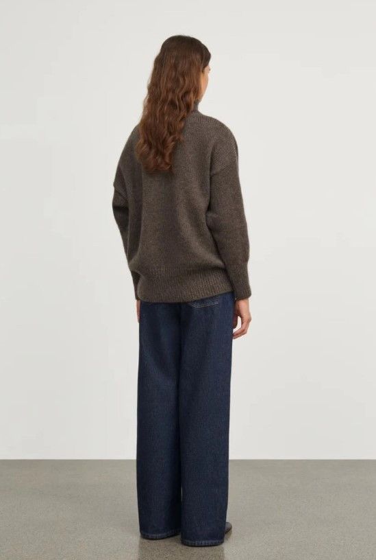 Designer SKALL STUDIO Issy knit sweater in dark gray. Size XS / US 0-2 / IT 36-38 - 9 Thumbnail