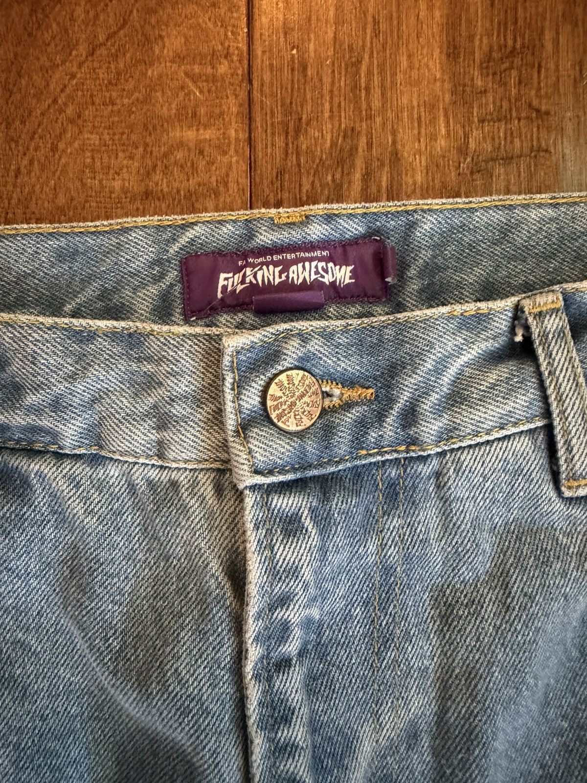 Fucking Awesome Fucking Awesome FA hamerlee jeans Size US 33 - 4 Thumbnail