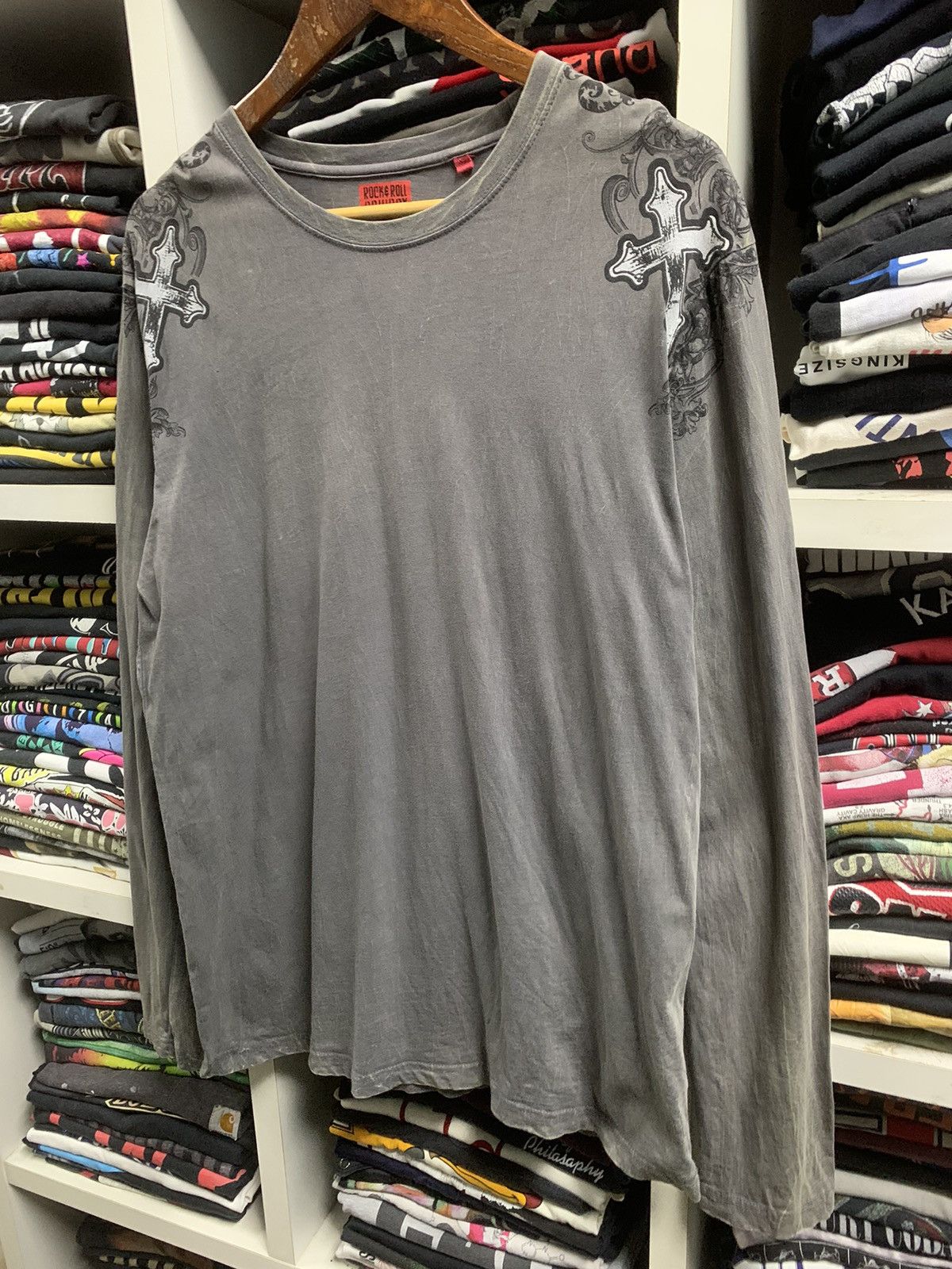 Japanese Brand × Vintage Vintage Rock & Roll Cowboy long sleeve Size US L / EU 52-54 / 3 - 6 Thumbnail
