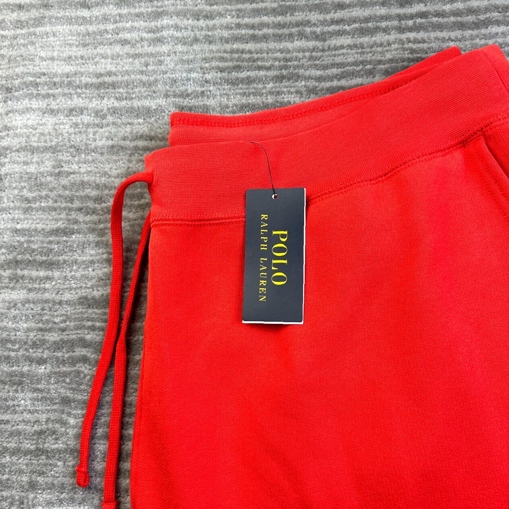 Polo Ralph Lauren Polo Ralph Lauren Pants Mens 2XL Red Sweatpants Pony Cuffed Big Fit Regular Inseam 28 in Pockets Adjustable Waist Knit Cotton Polyester Sweatpants Size US XXL / EU 58 / 5 - 4 Thumbnail