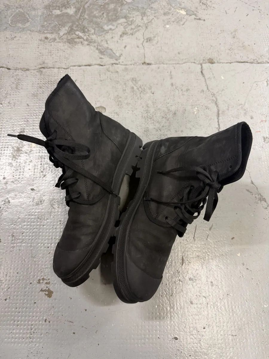 Jil Sander AW2016 Jil Sander Black Combat Leather Boots Size US 8 / EU 41 - 8 Thumbnail