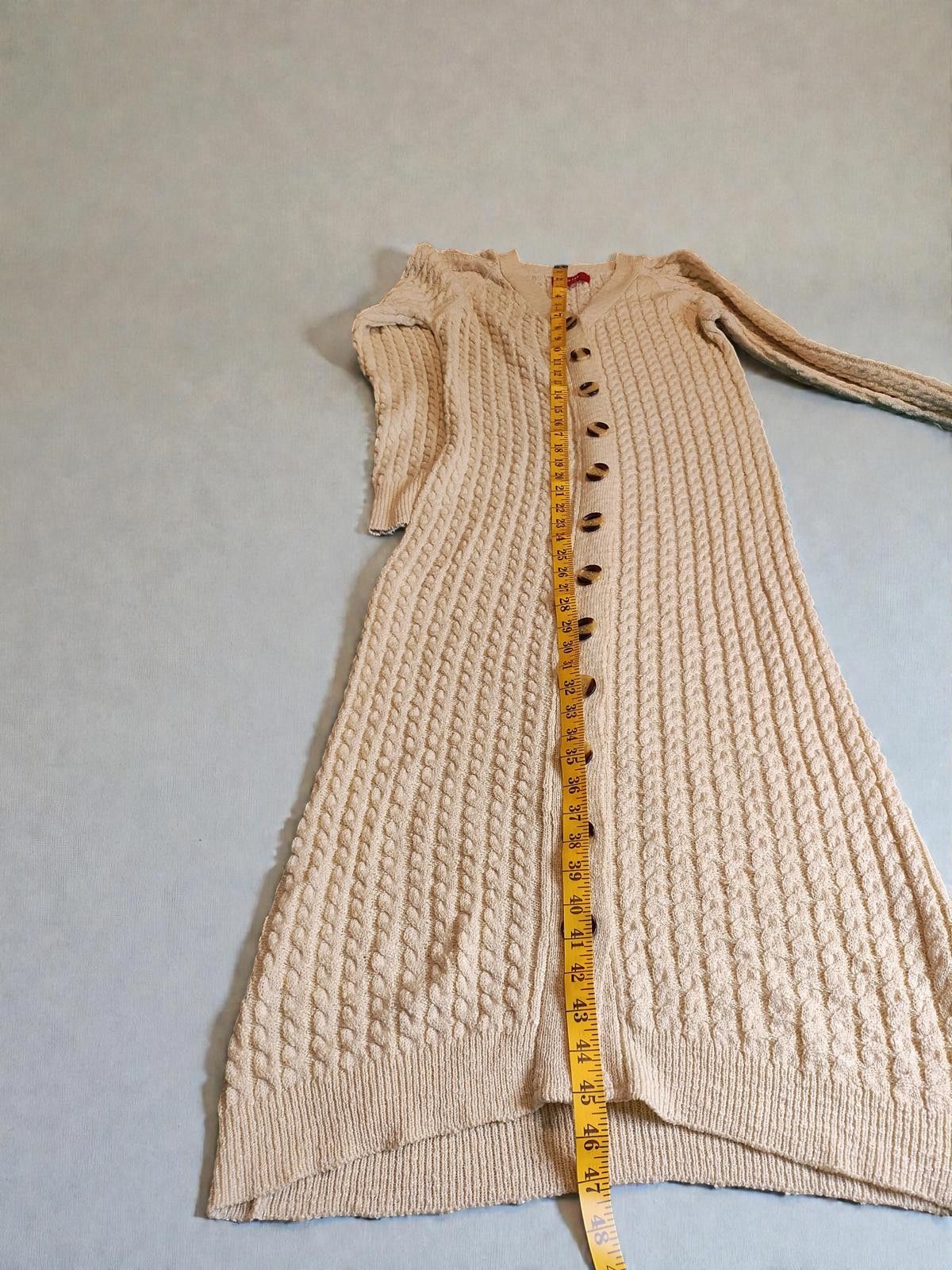 Other net.153 Large Knit Button-Down Frock Dress Size L / US 10 / IT 46 - 6 Thumbnail