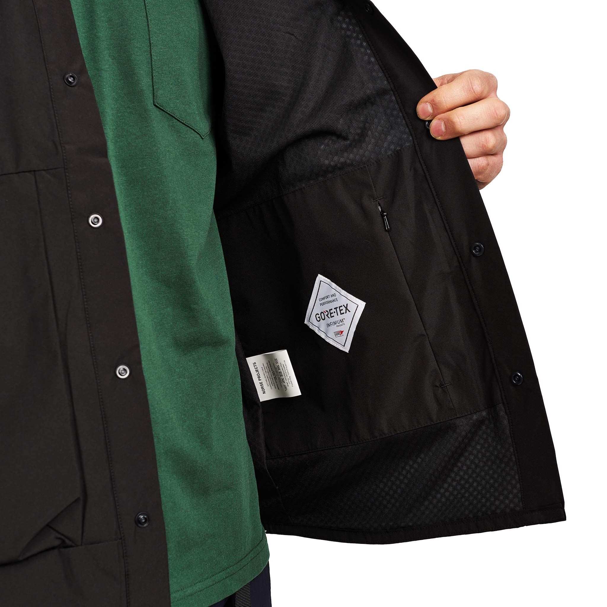 Norse Projects Norse Projects Jens 1.0 Gore Tex Infinium Shirt Jacket XL Size US XL / EU 56 / 4 - 12 Thumbnail