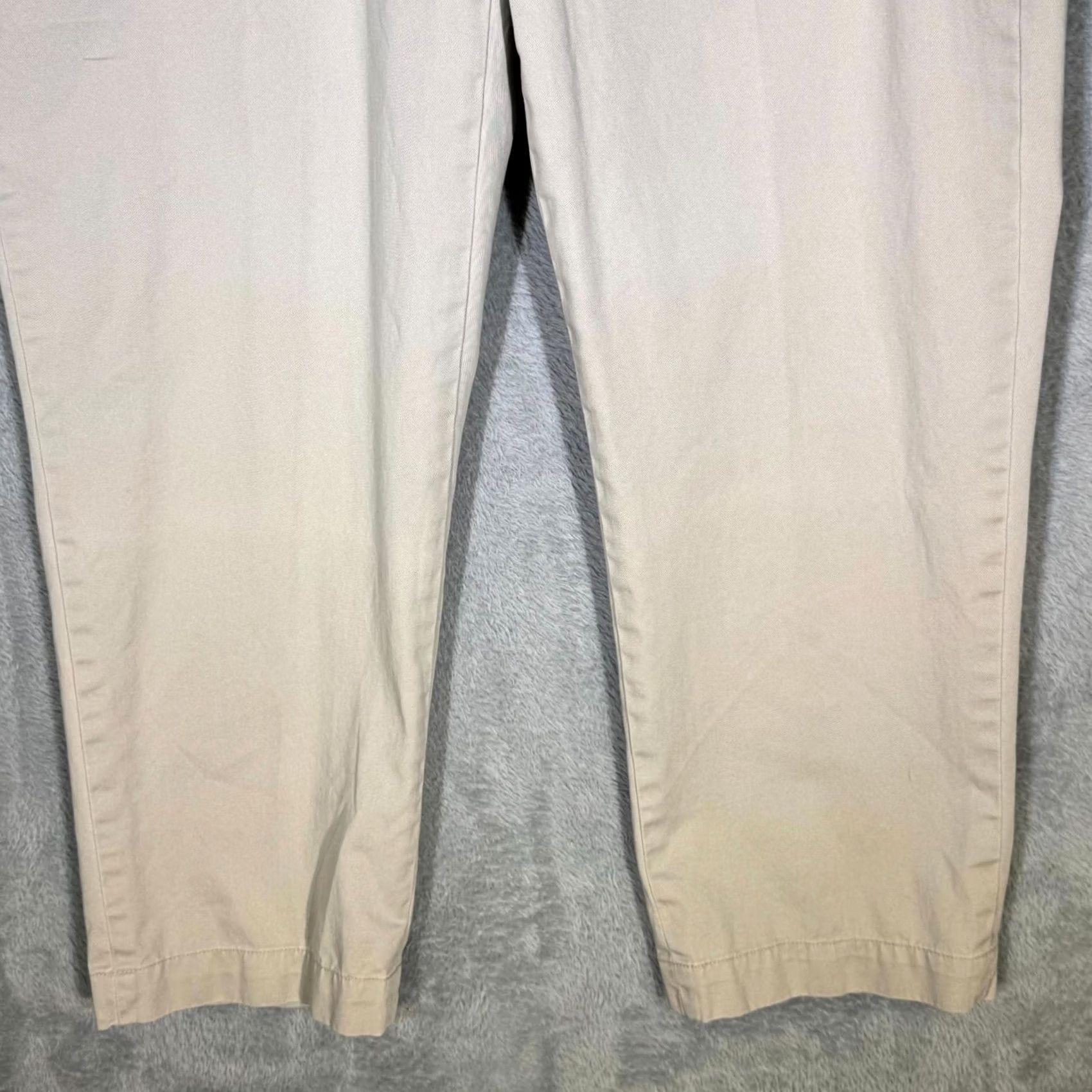 Polo Ralph Lauren Polo Ralph Lauren Prospect Pants Men’s 36 x 29 Beige Flat Front Mid-Rise Cotton Pants Size US M / EU 48-50 / 2 - 5 Thumbnail