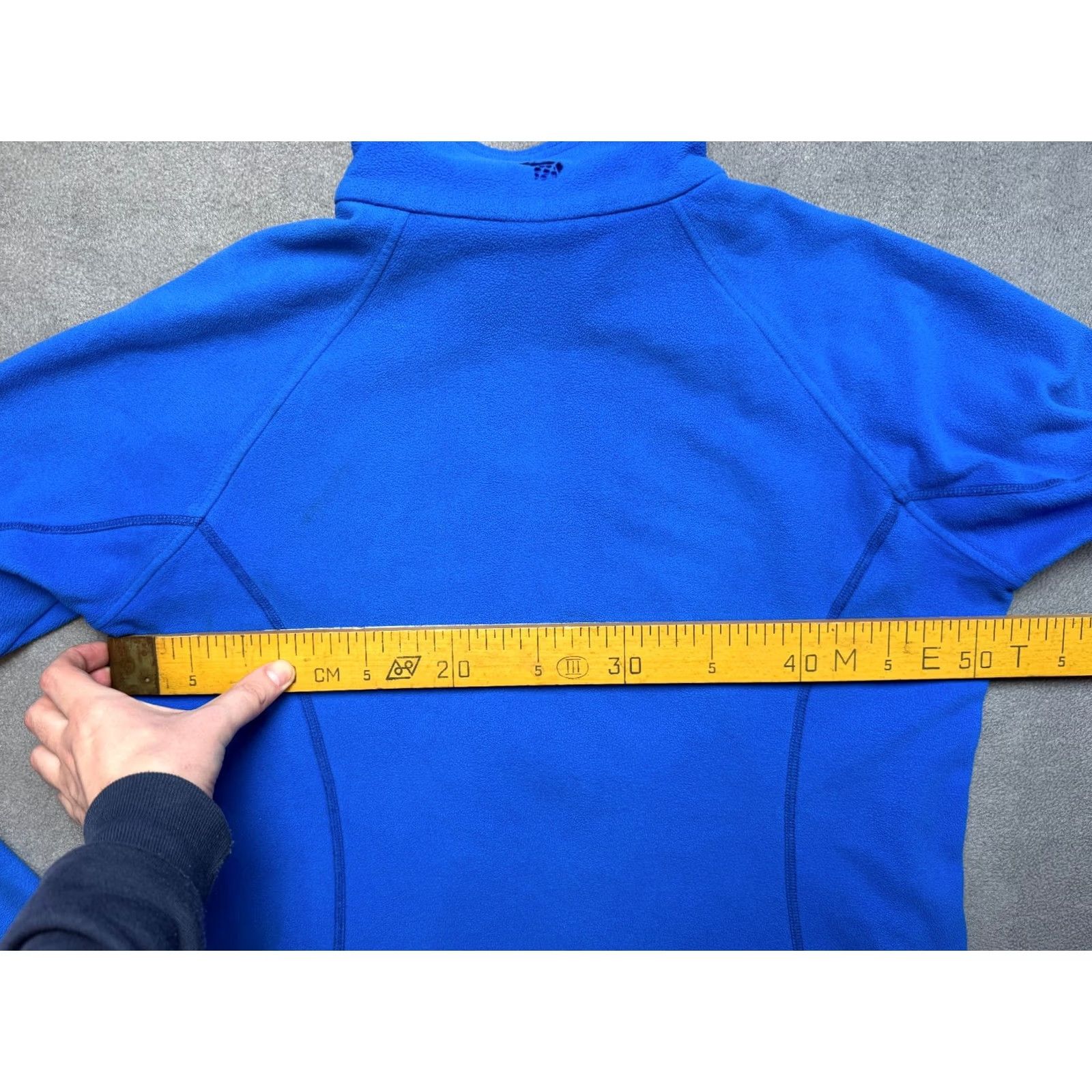 Mountain Hardwear Mountain Hardwear Women L Fleece 1/3 Zip Pullover Blue Hiking Outdoor Sweatshirt Size L / US 10 / IT 46 - 7 Thumbnail