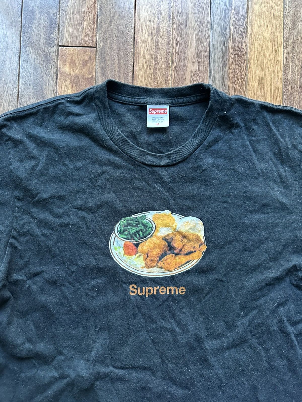 Supreme Supreme Chicken Dinner Tee - Black - Medium Size US M / EU 48-50 / 2 - 2 Thumbnail