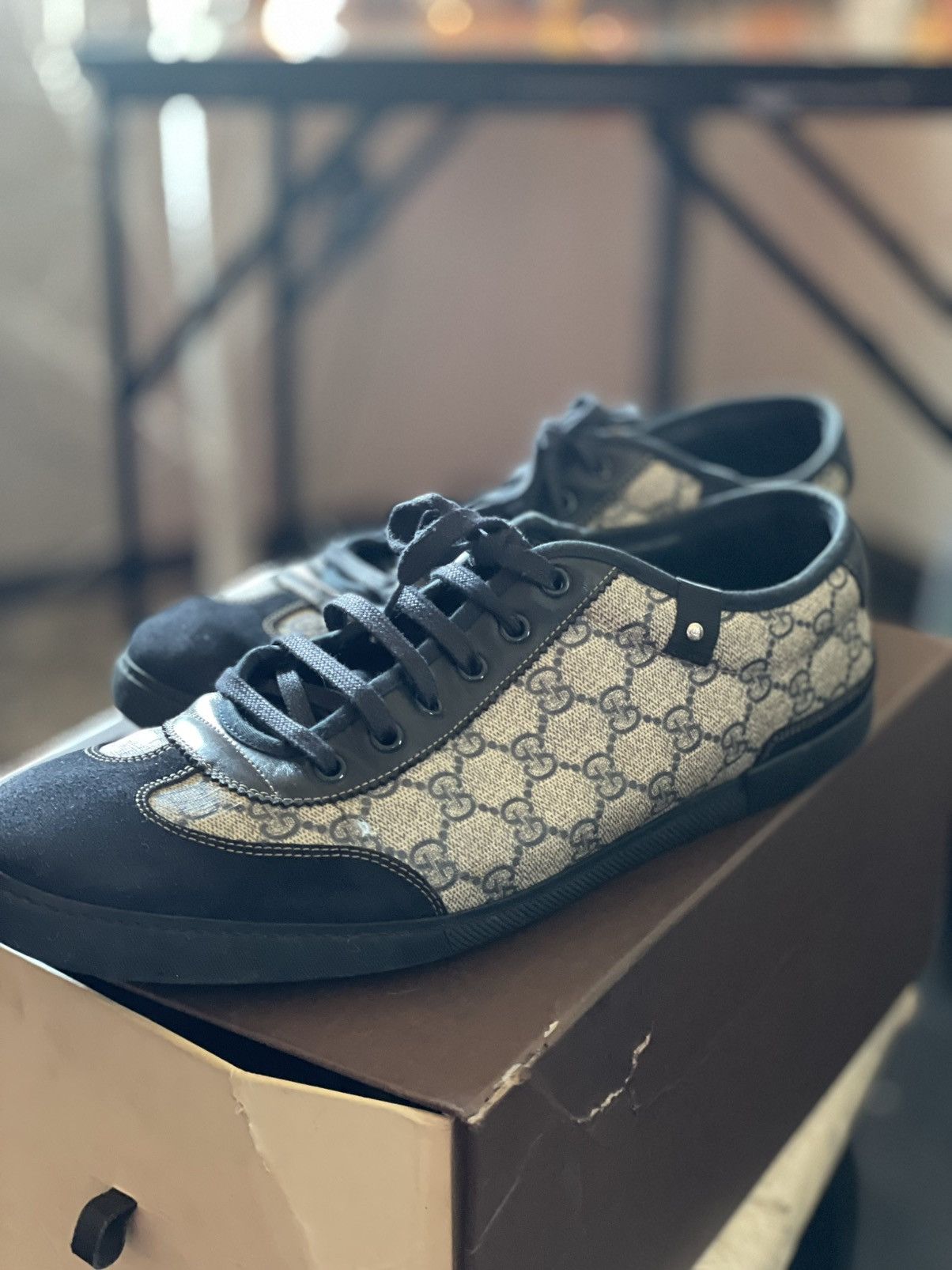 Gucci Gucci Lowtop Sneakers Size 12 with box and dust bag Size US 12 / EU 45 - 4 Thumbnail