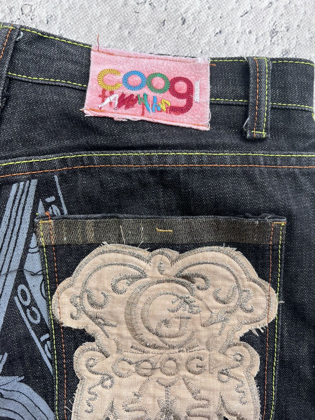 Coogi × Vintage VINTAGE BAGGY COOGI RAP PANTS SHORTS JNCO STYLE DISTRESSED Size US 32 / EU 48 - 11 Thumbnail