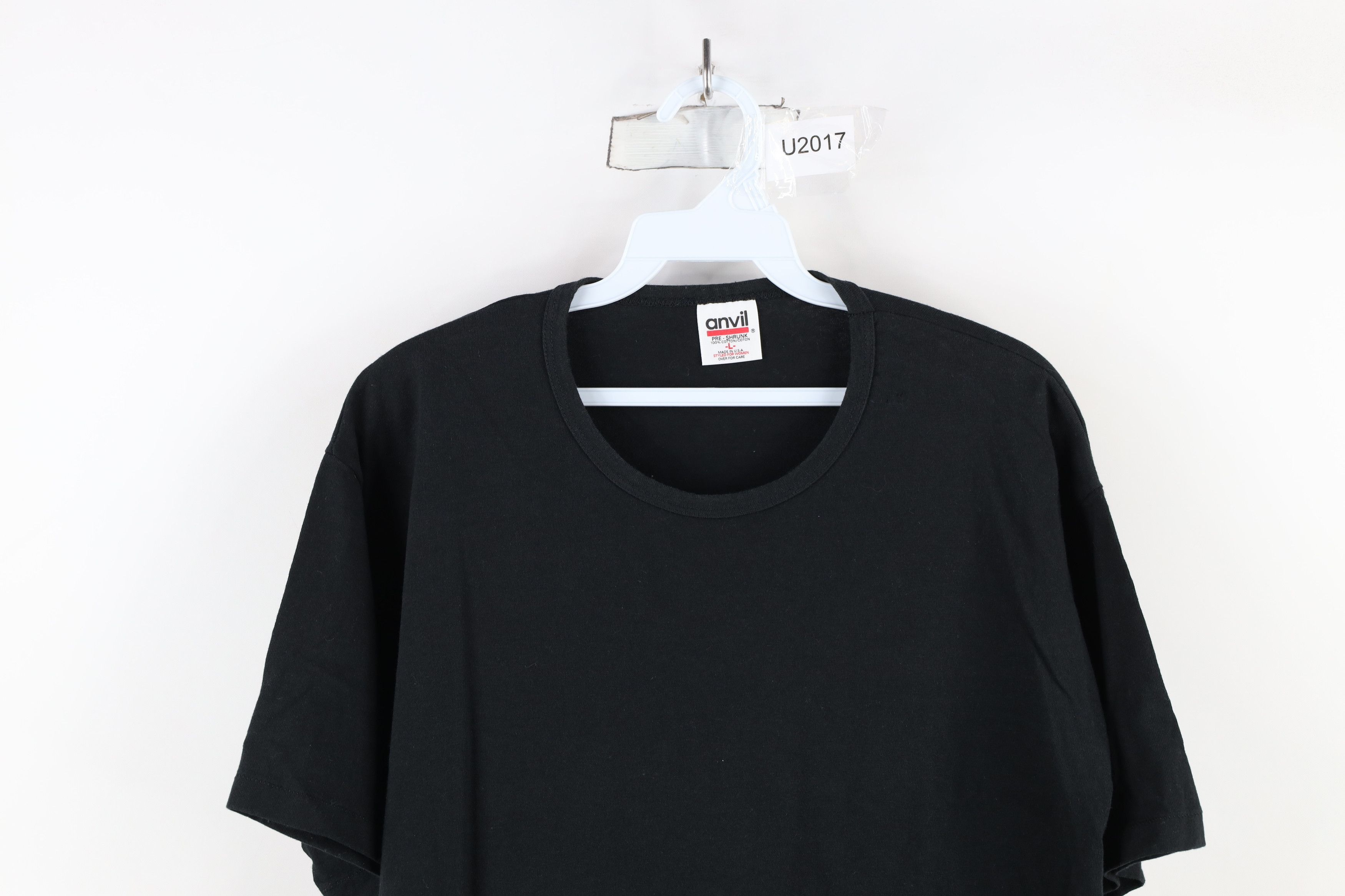 Vintage Vintage 90s Streetwear Short Sleeve T-Shirt Black Cotton USA Size L / US 10 / IT 46 - 2 Thumbnail