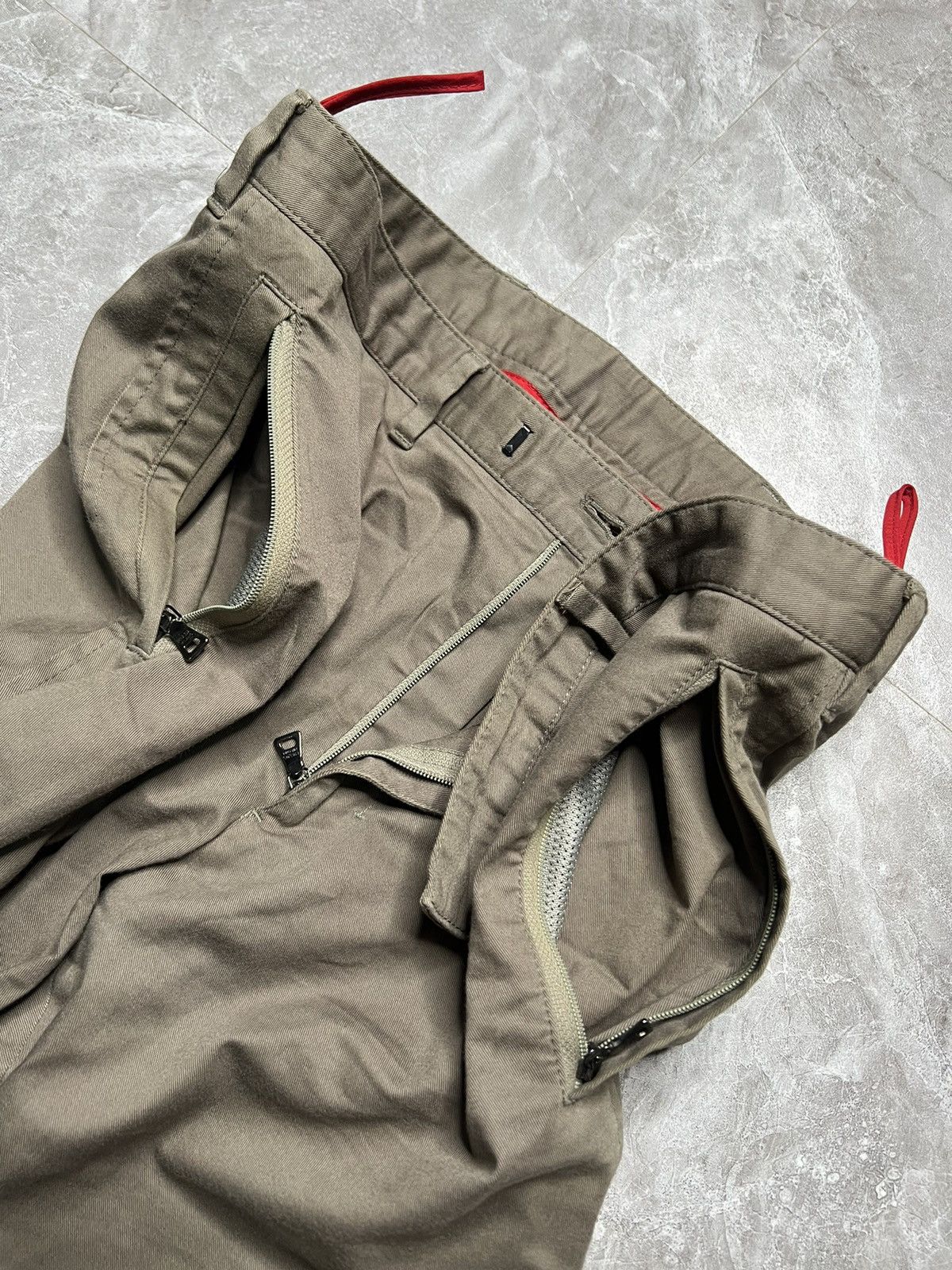 Prada Prada Stretch Cotton Zip Details Utility Pants Size US 31 - 7 Thumbnail