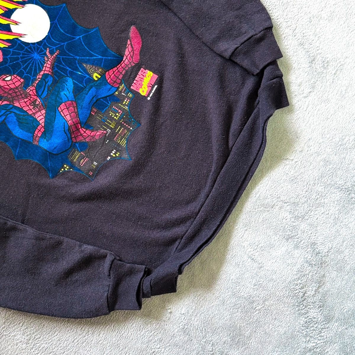 Marvel Comics × Vintage Vintage Spiderman Marvel Comics Sweatshirt Size US XS / EU 42 / 0 - 8 Thumbnail