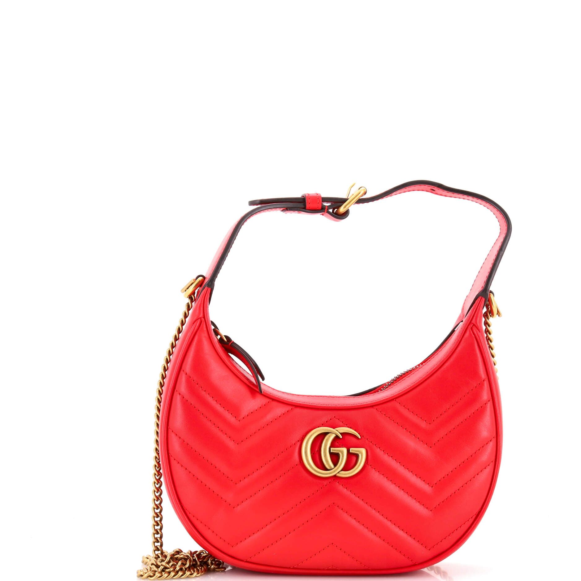 Gucci GG Marmont Half Moon Hobo Size ONE SIZE - 1 Thumbnail